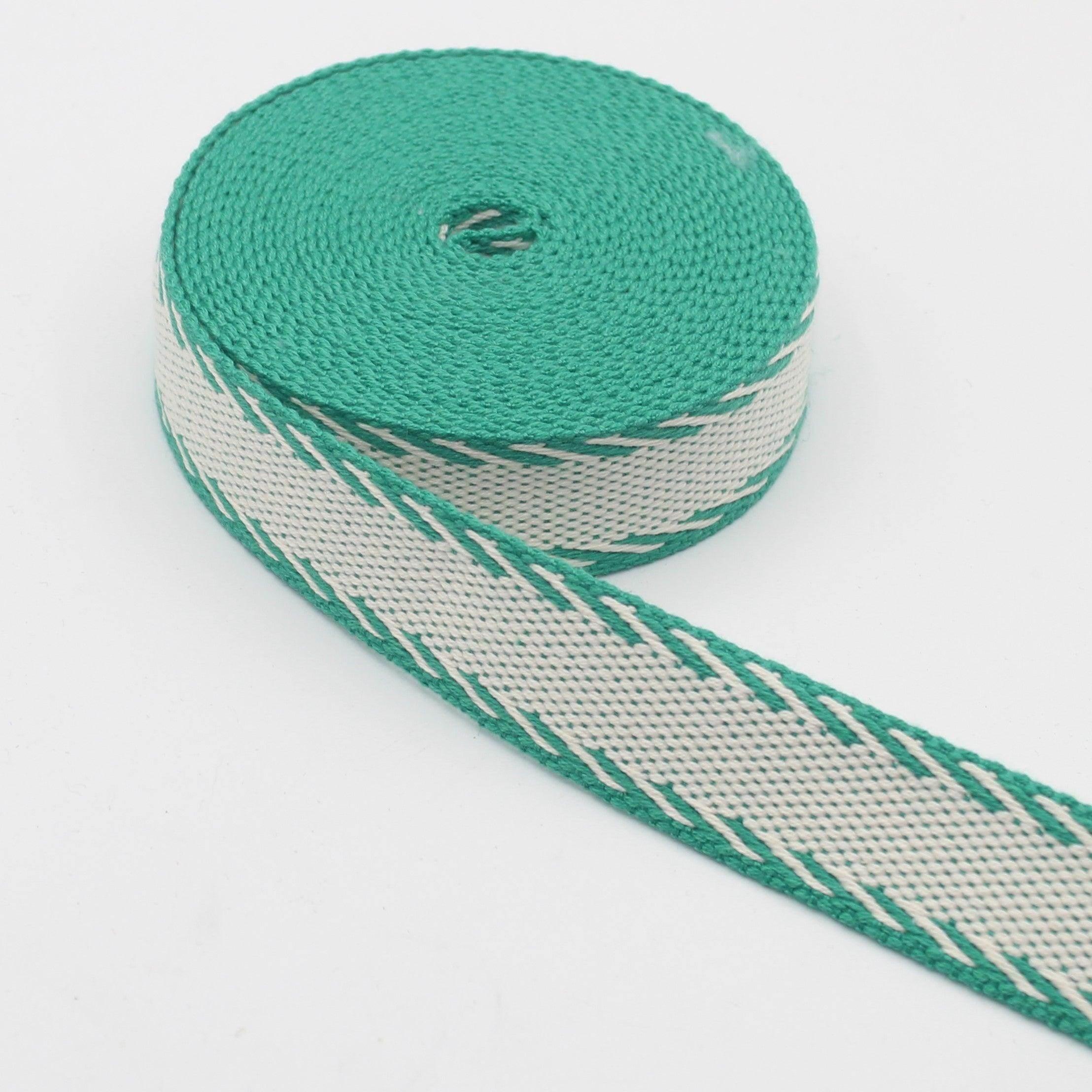 Diagonals Bicolor Webbing 30mm #RUB3541 - ACCESSOIRES LEDUC BV