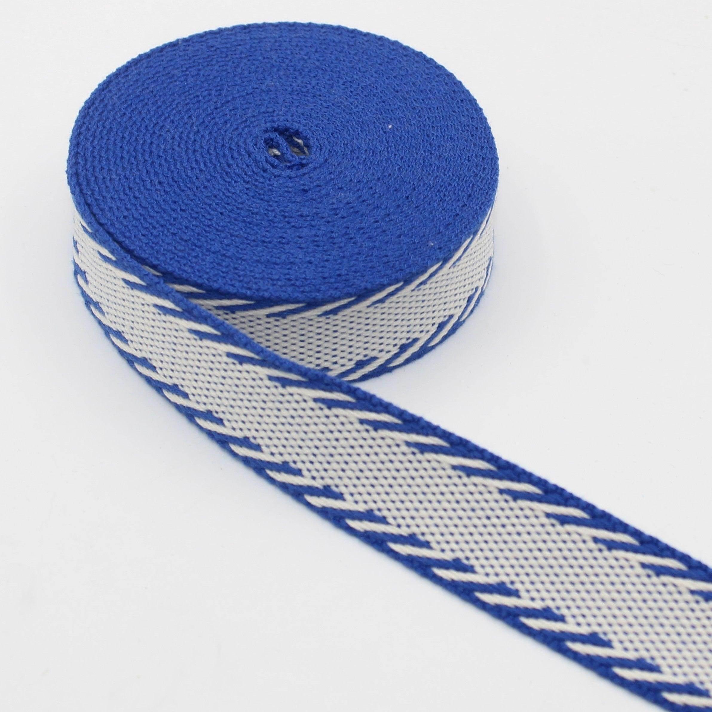 Diagonals Bicolor Webbing 30mm #RUB3541 - ACCESSOIRES LEDUC BV