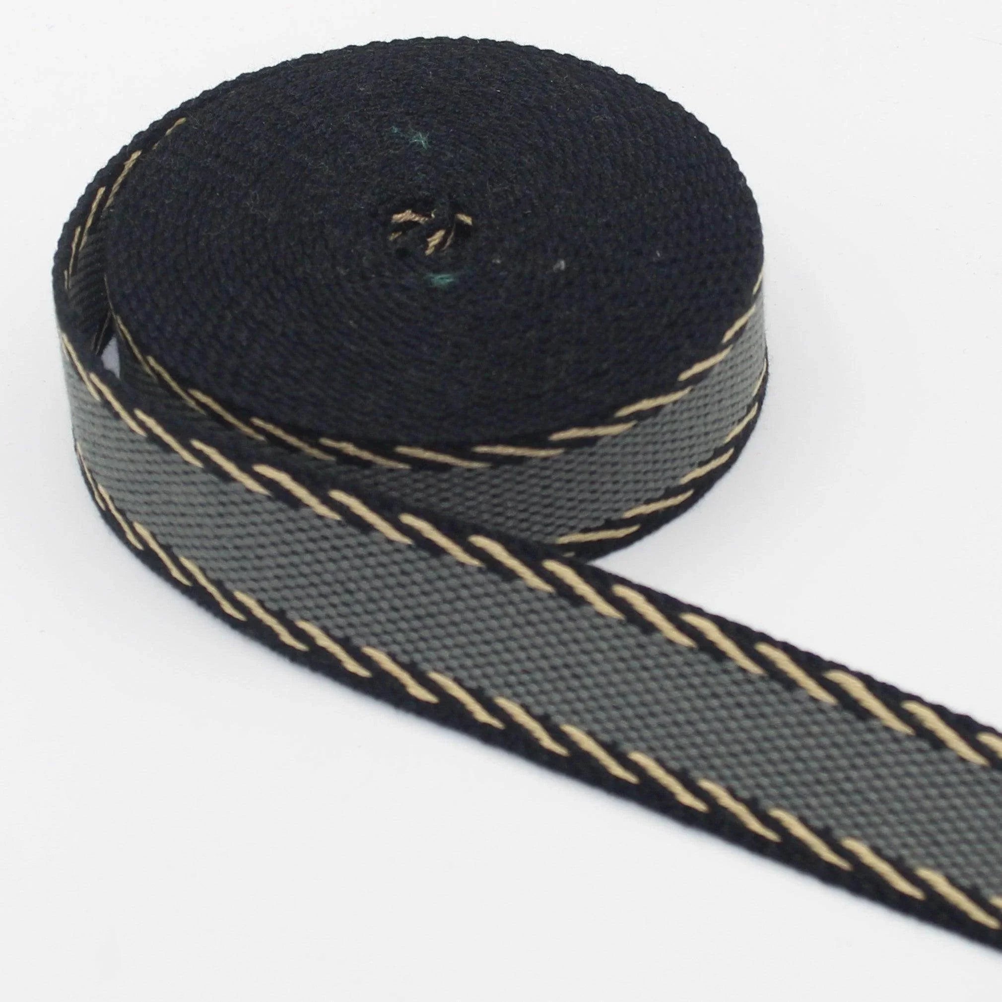 Diagonals Bicolor Webbing 30mm #RUB3541 - ACCESSOIRES LEDUC BV