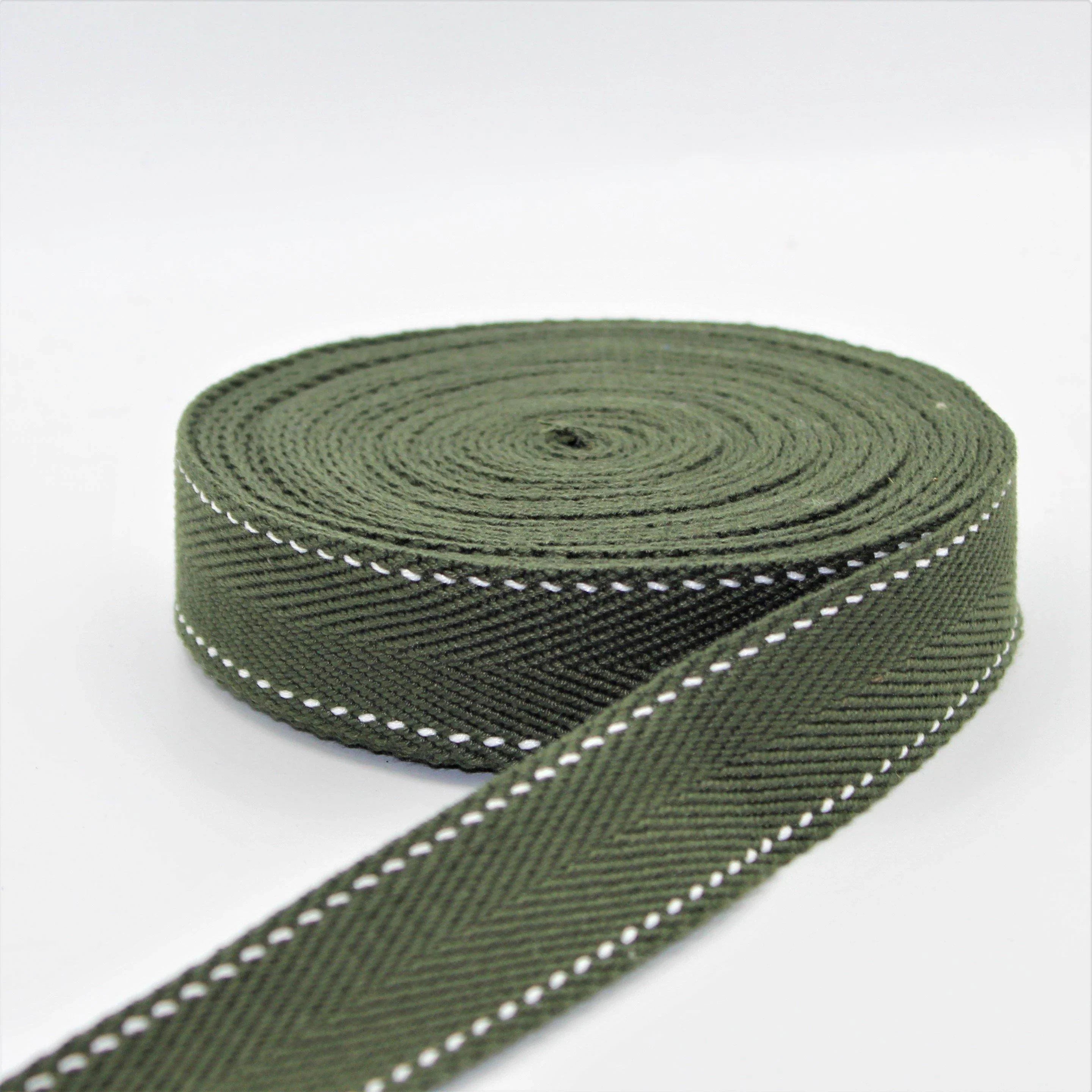 5 Meters 30mm Saddle Stitch Webbing #RUB1967 - ACCESSOIRES LEDUC BV