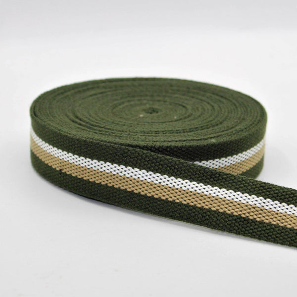 5 Meters 30mm Striped Webbing #RUB1964 - ACCESSOIRES LEDUC BV