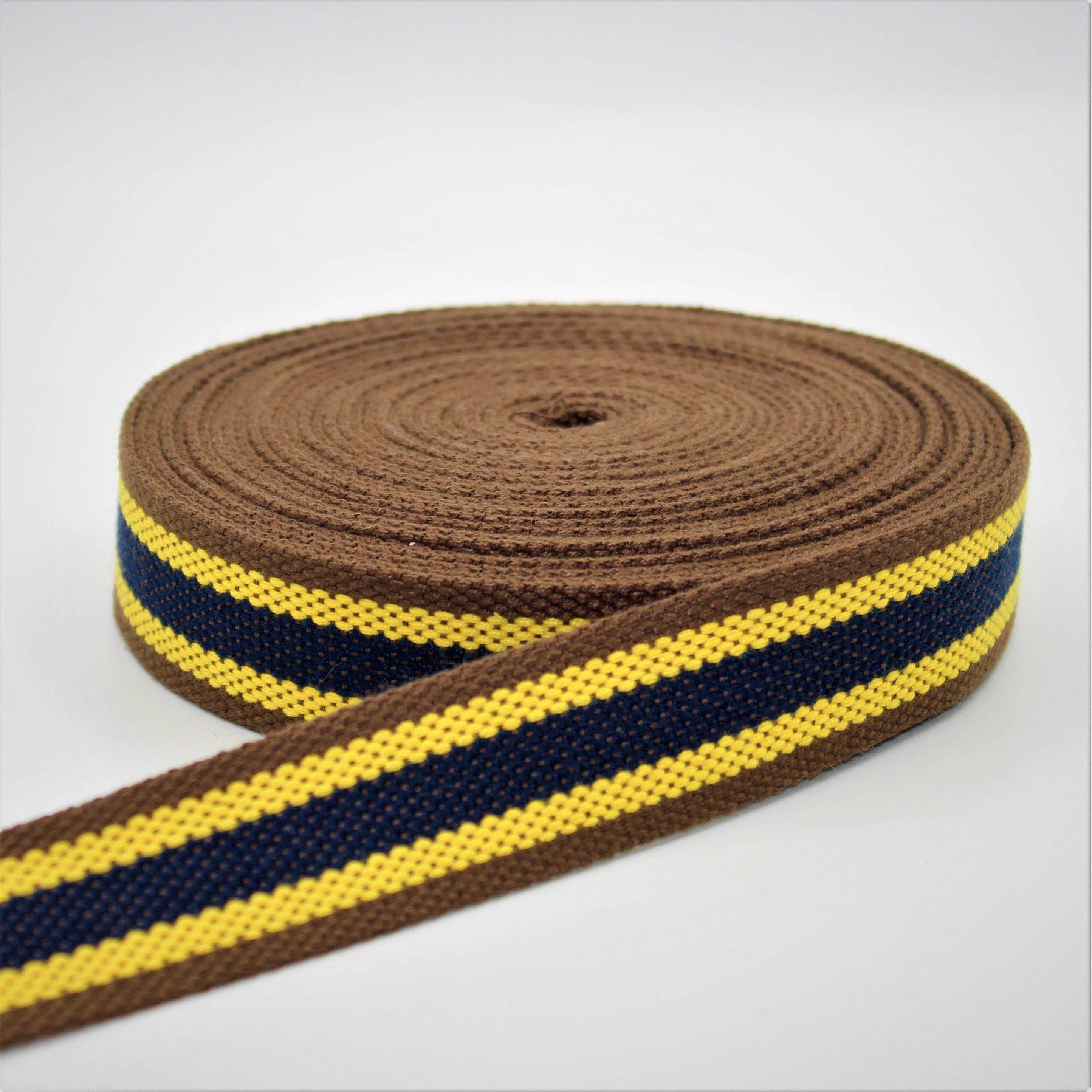 5 Meters 30mm Striped Webbing #RUB1964 - ACCESSOIRES LEDUC BV