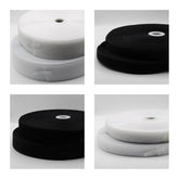 25 METERS HOOK ON LOOP TAPE Black or White #HNL498 - ACCESSOIRES LEDUC BV