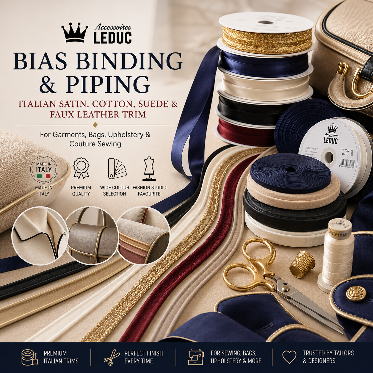 BIAS BINDING - ACCESSOIRES LEDUC BV