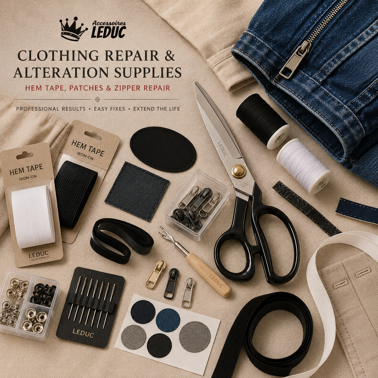 Clothing Repairs - ACCESSOIRES LEDUC BV