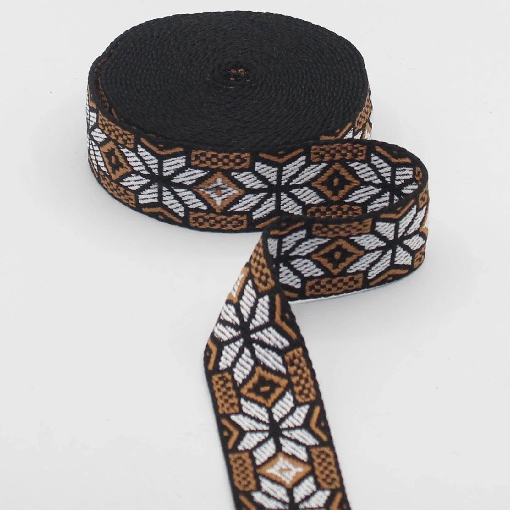 40mm Geometric Webbing 5/10/45mt #RUB3548 - ACCESSOIRES LEDUC BV