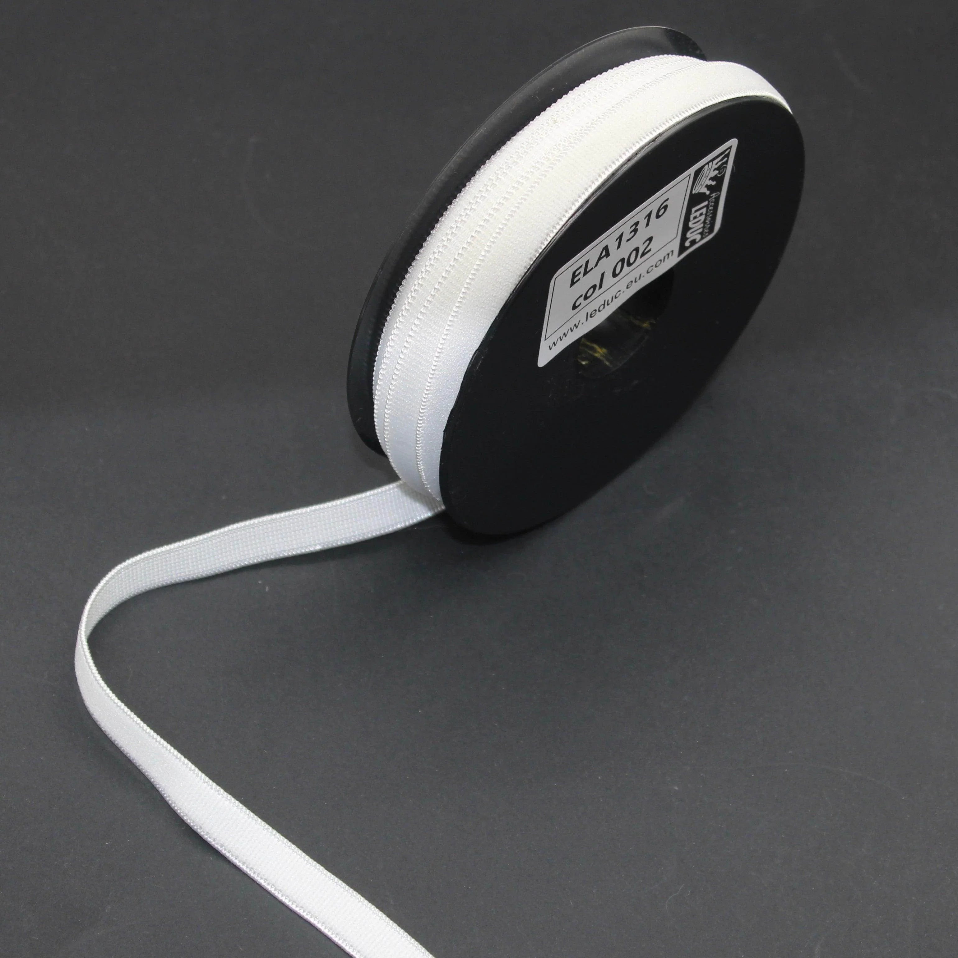 10mm Coloured Elastic 10mm - roll of 10 meters #ELA1316 - ACCESSOIRES LEDUC BV