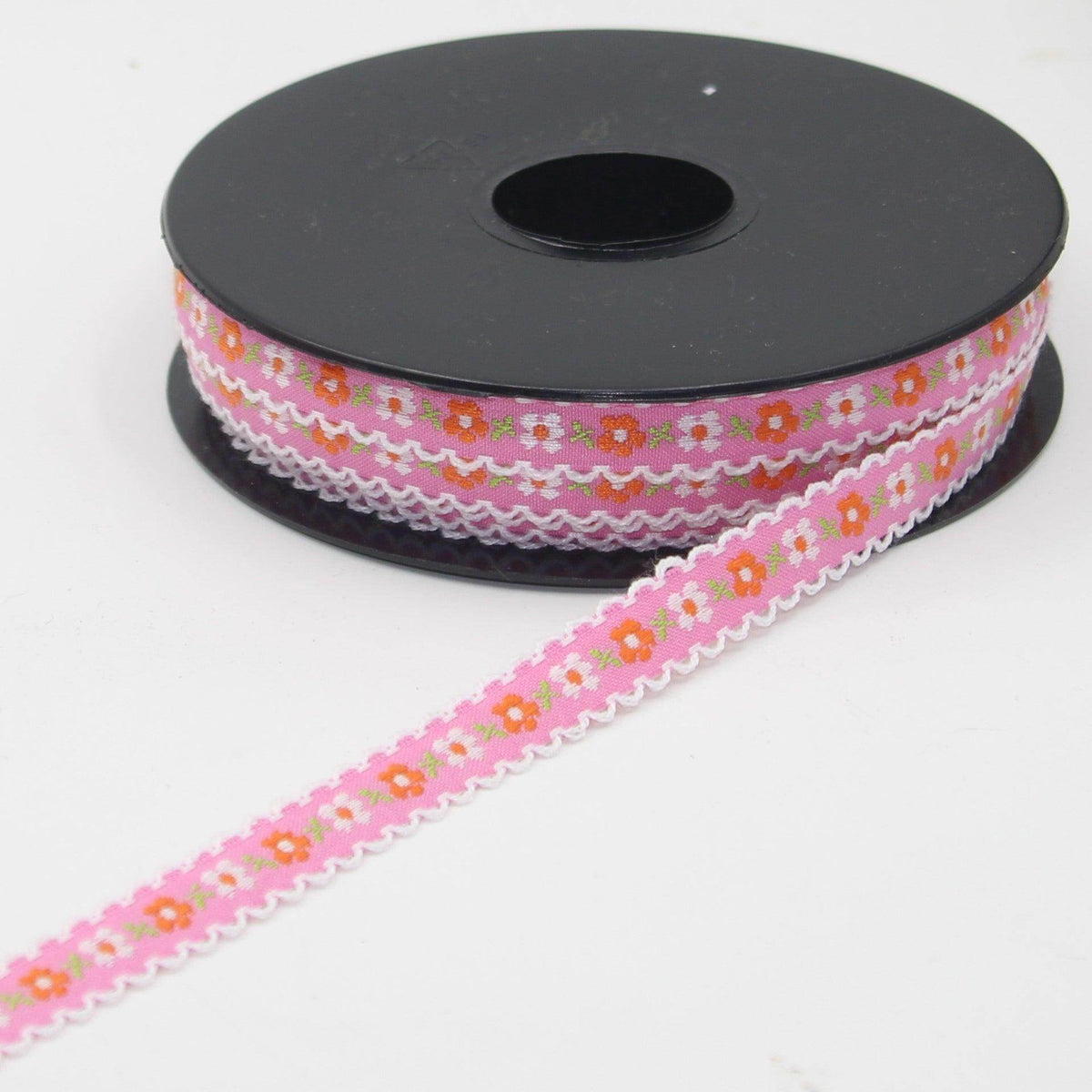 10 meters 12mm Floral Jacquard Braid #JAC4692 - ACCESSOIRES LEDUC BV