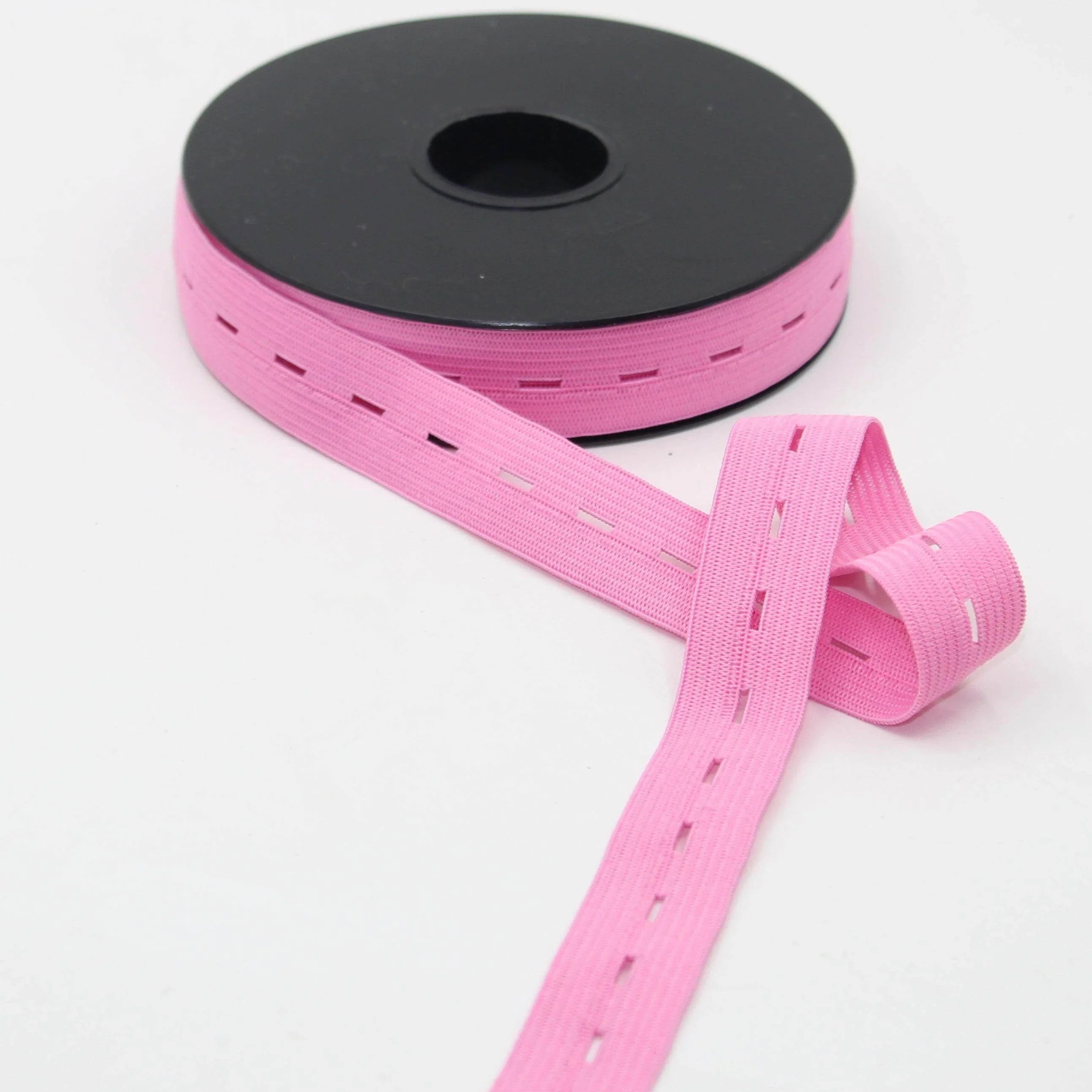 10 meters Coloured Buttonhole Elastic 20mm #ELA3611 - ACCESSOIRES LEDUC BV