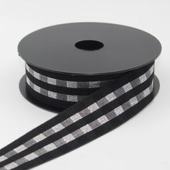 5 meters 40mm Black Elastic with Lurex (Blue, Gold, Silver or Red) #ELA3612 - ACCESSOIRES LEDUC BV