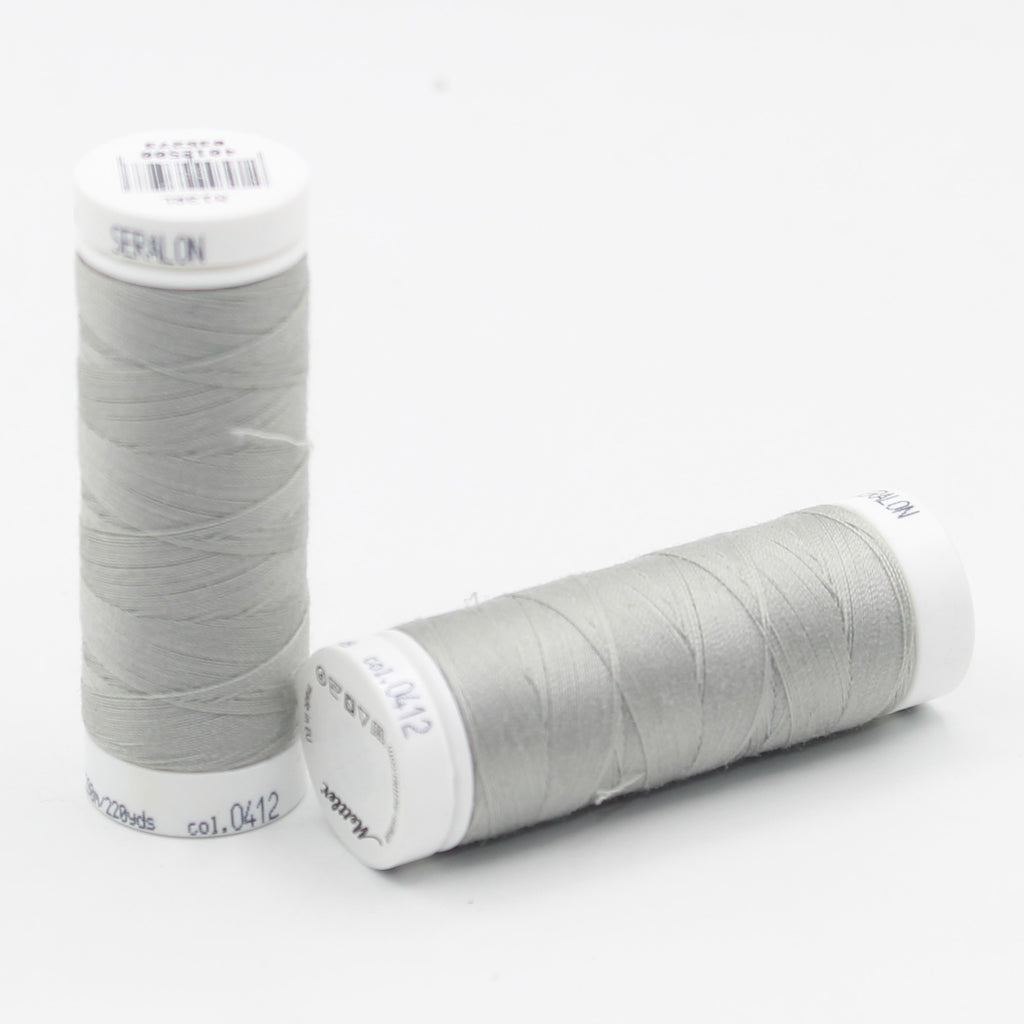 Fil Mettler Seralon 200mt - 100% Polyester - Oekotex - Fabriqué en Europe