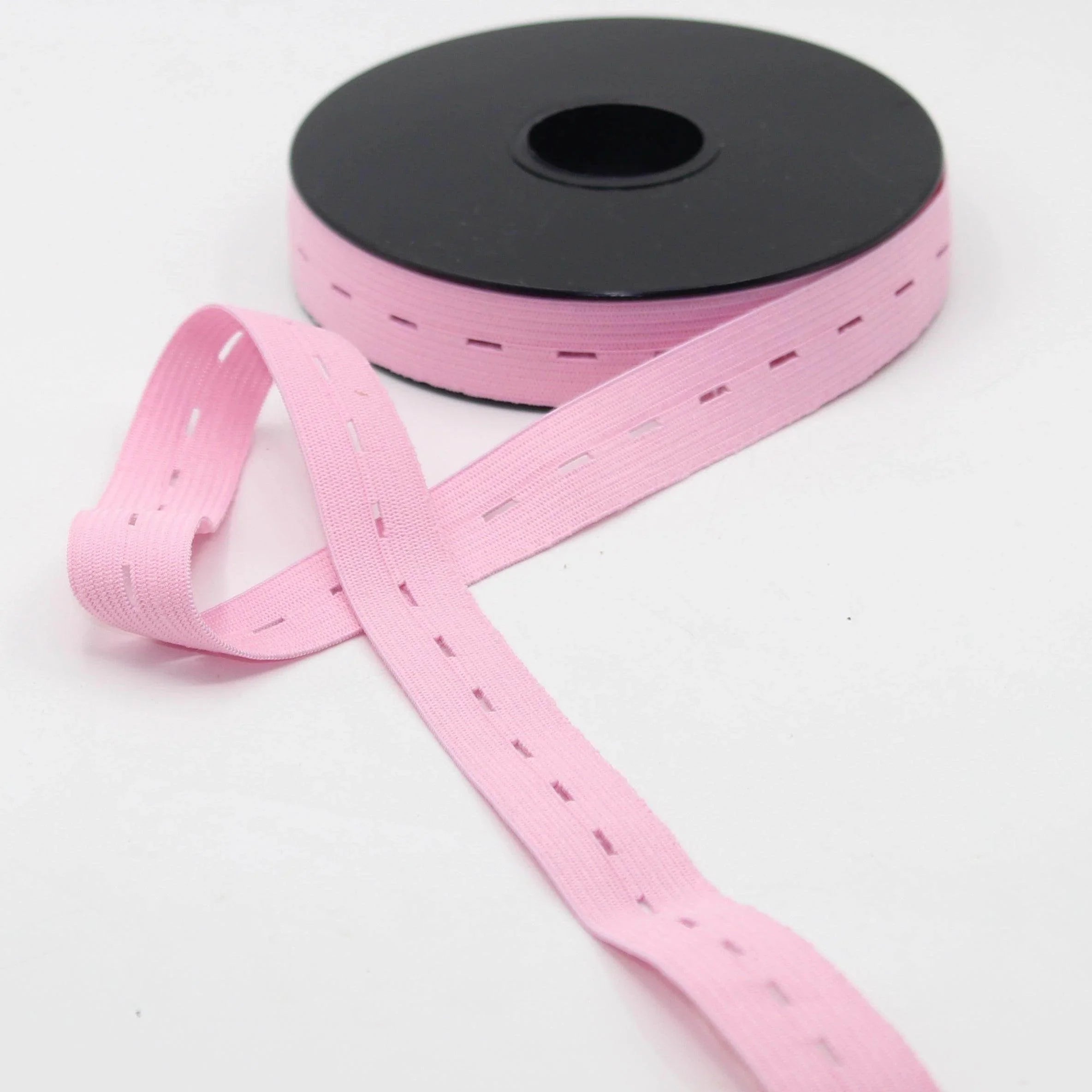 10 meters Coloured Buttonhole Elastic 20mm #ELA3611 - ACCESSOIRES LEDUC BV