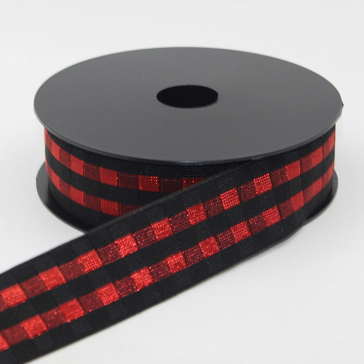 5 meters 40mm Black Elastic with Lurex (Blue, Gold, Silver or Red) #ELA3612 - ACCESSOIRES LEDUC BV