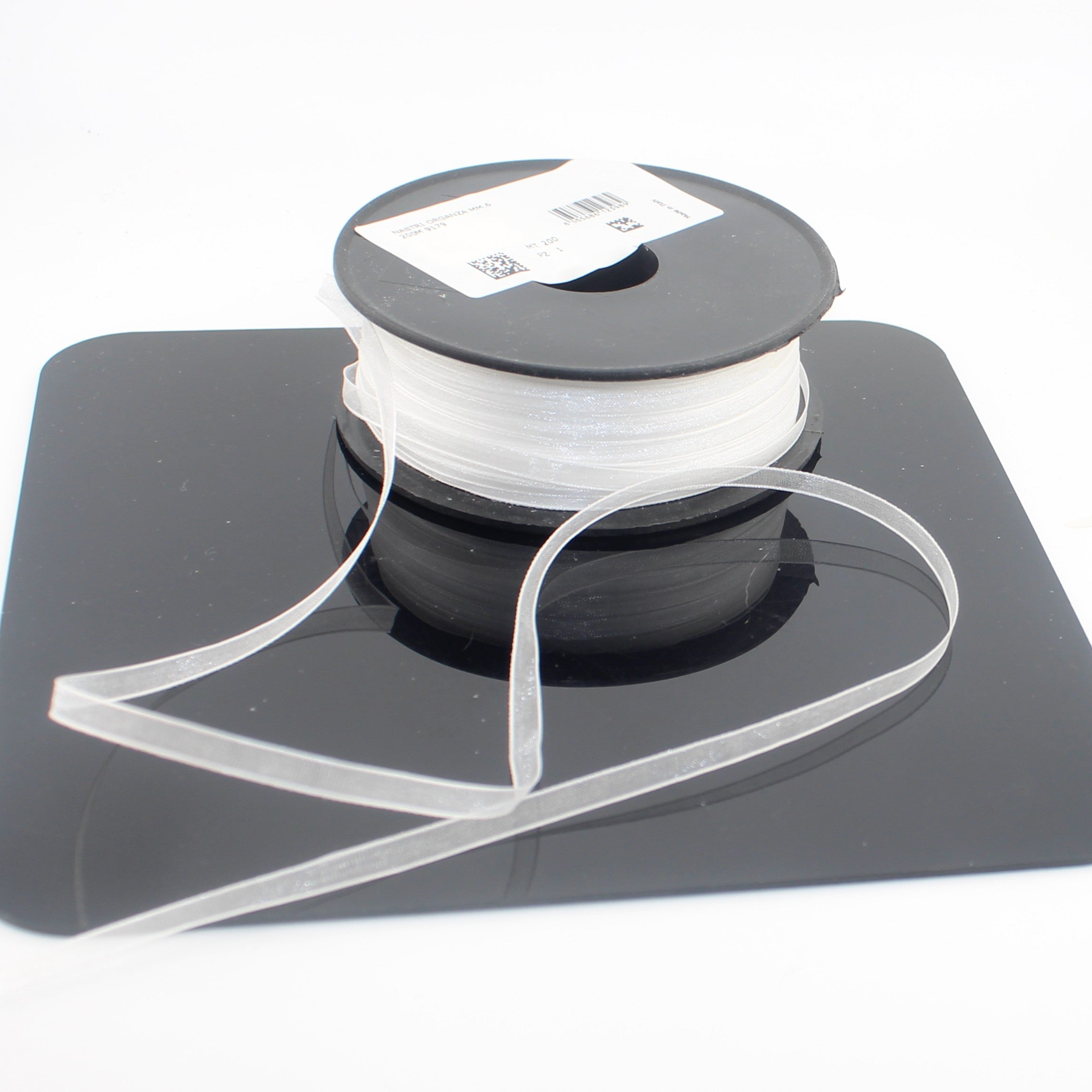 10 meters Organza Ribbon Made in Italy available in different sizes and colours 100% Polyamide