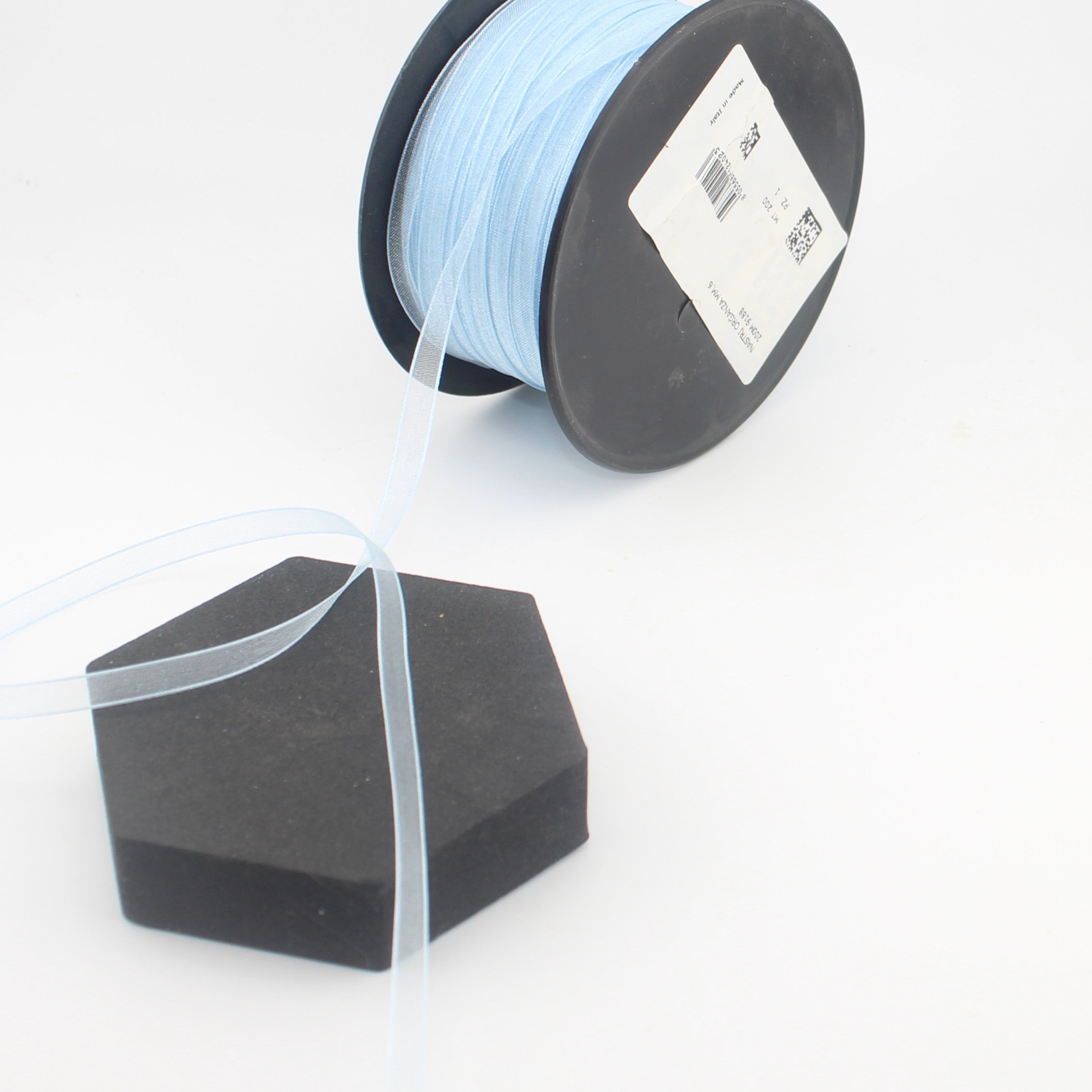 10 meters Organza Ribbon Made in Italy available in different sizes and colours 100% Polyamide