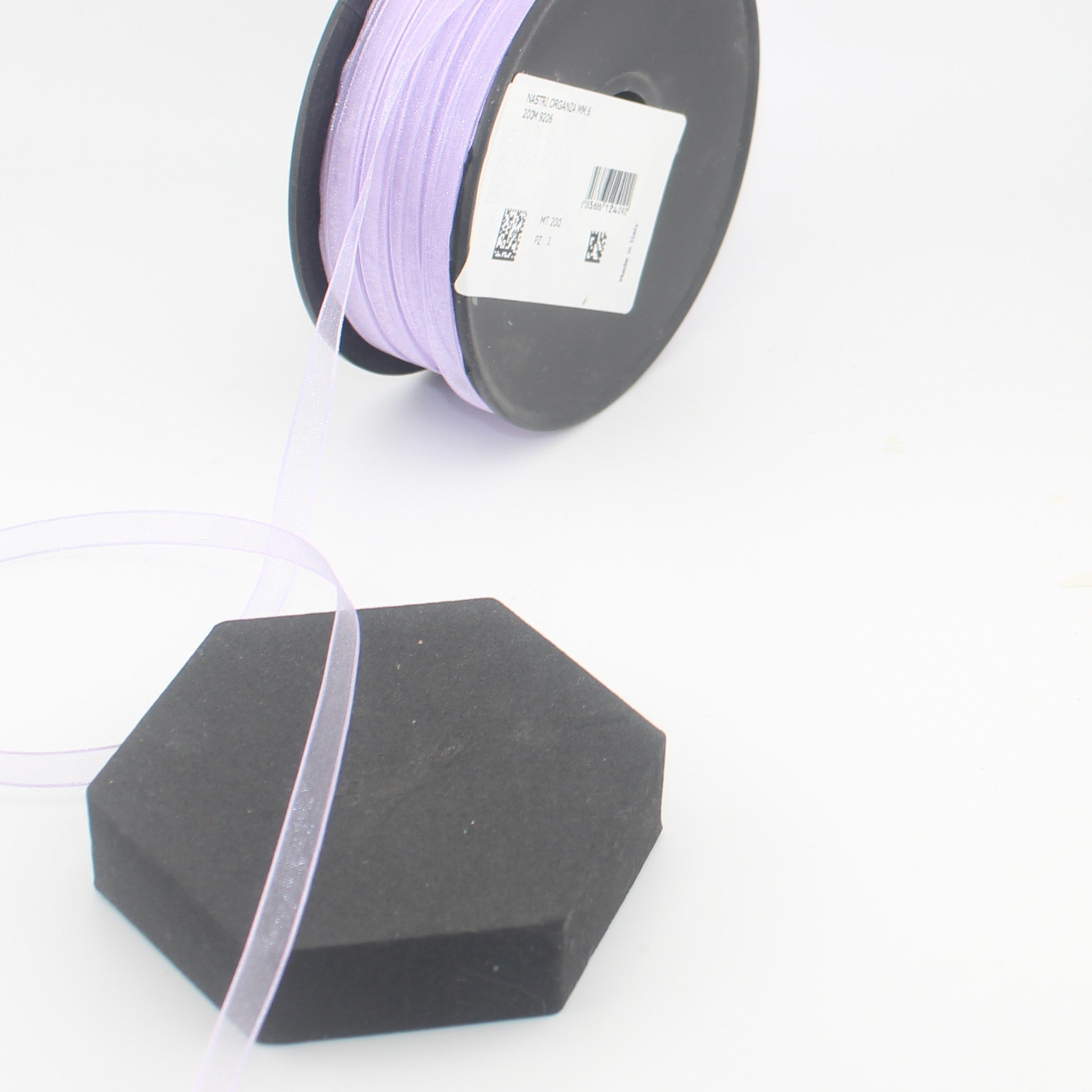 10 meters Organza Ribbon Made in Italy available in different sizes and colours 100% Polyamide