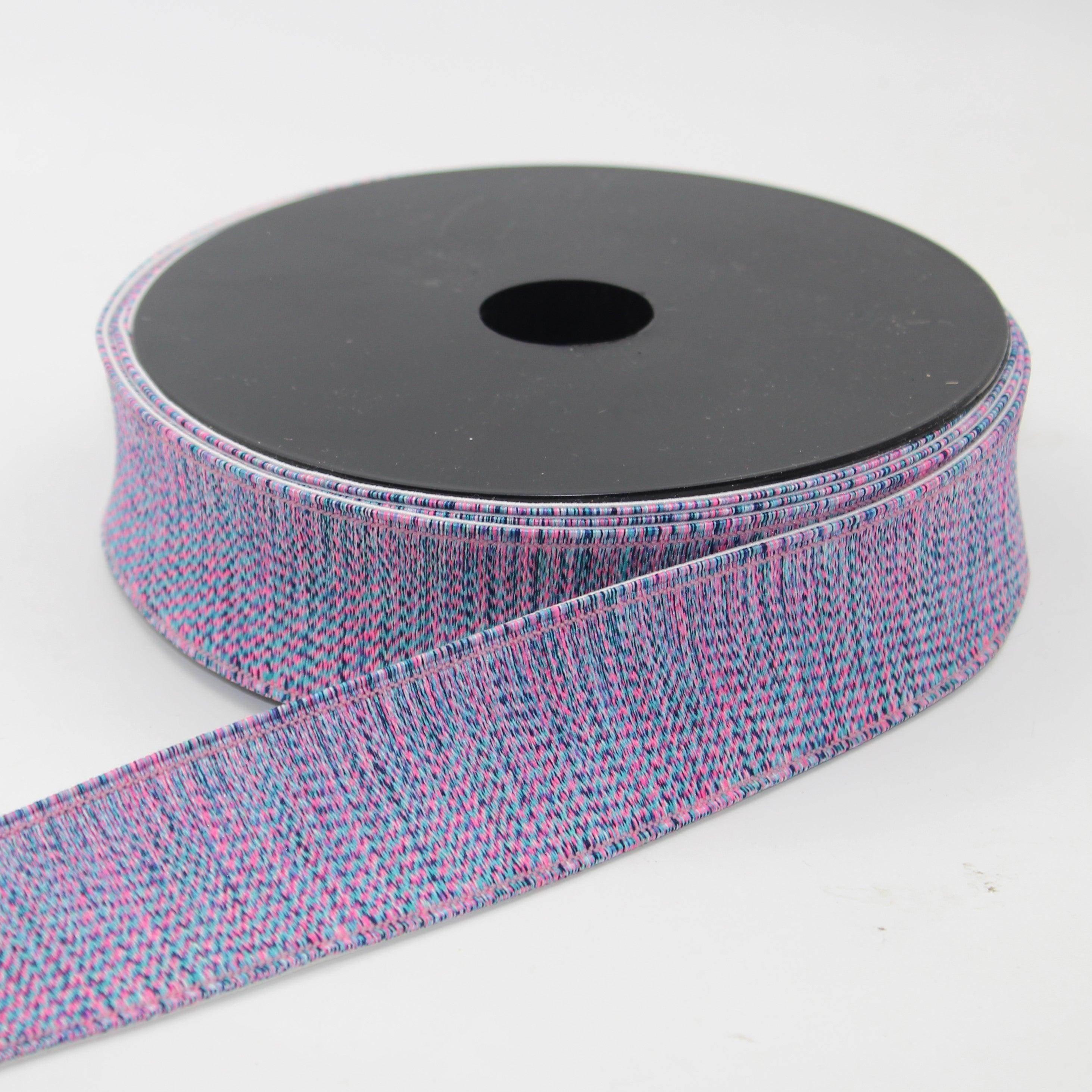 5 meter Colourful Chiné Elastic 40mm #ELA3605 - ACCESSOIRES LEDUC BV