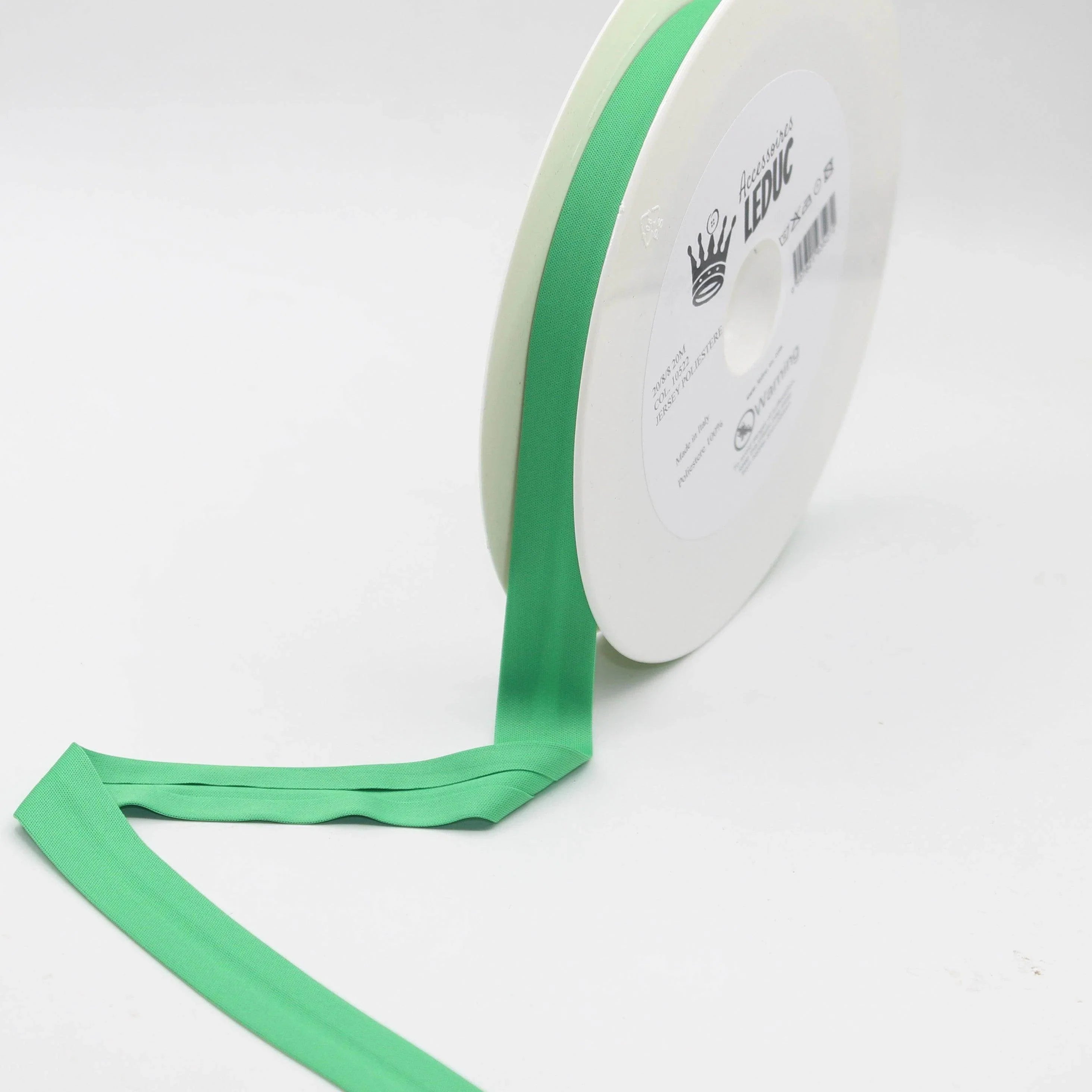 20 meters 20mm (20+8+8) Jersey Polyester Bias Binding 100% Polyester - ACCESSOIRES LEDUC BV