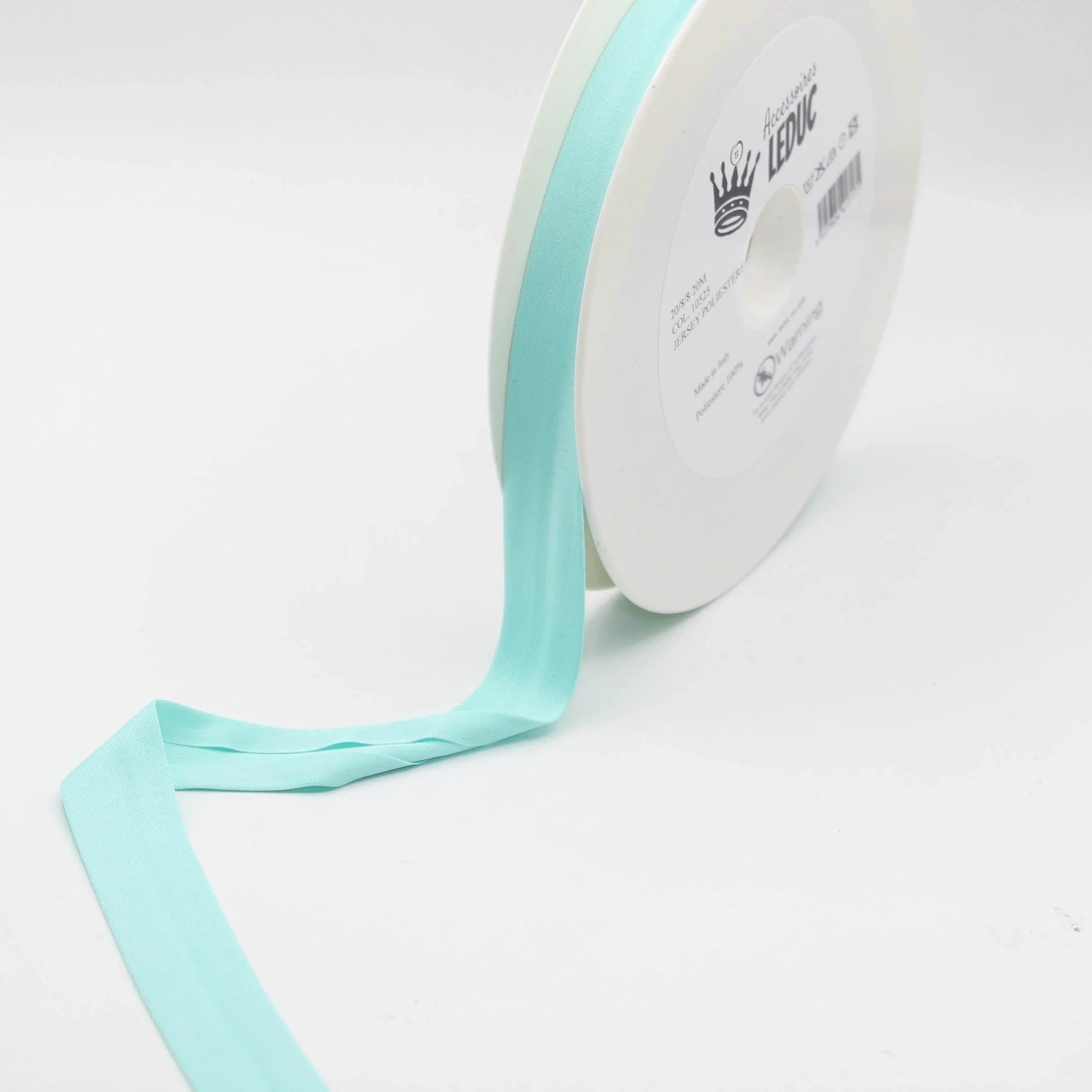 20 meters 20mm (20+8+8) Jersey Polyester Bias Binding 100% Polyester - ACCESSOIRES LEDUC BV