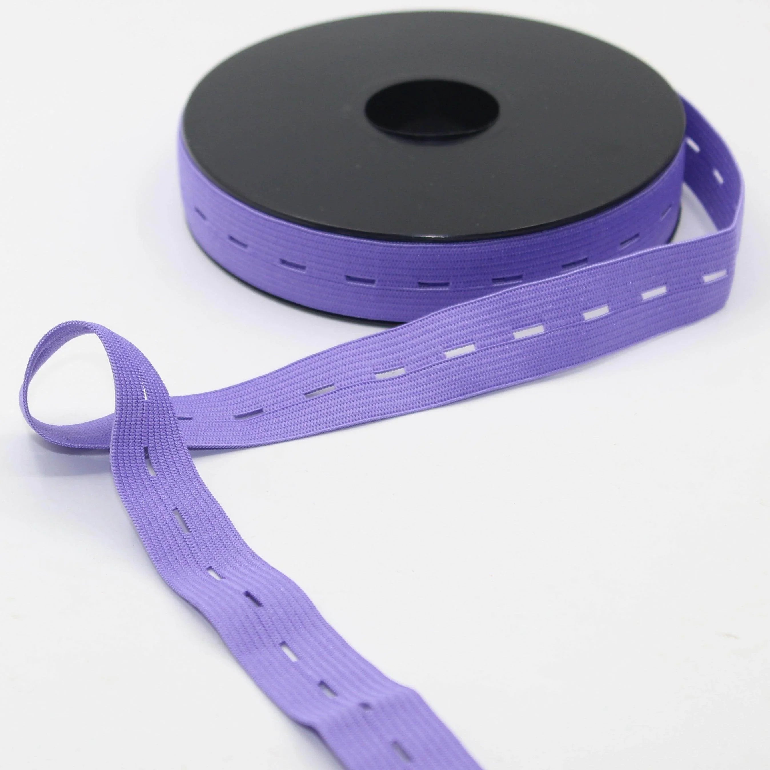 10 meters Coloured Buttonhole Elastic 20mm #ELA3611 - ACCESSOIRES LEDUC BV