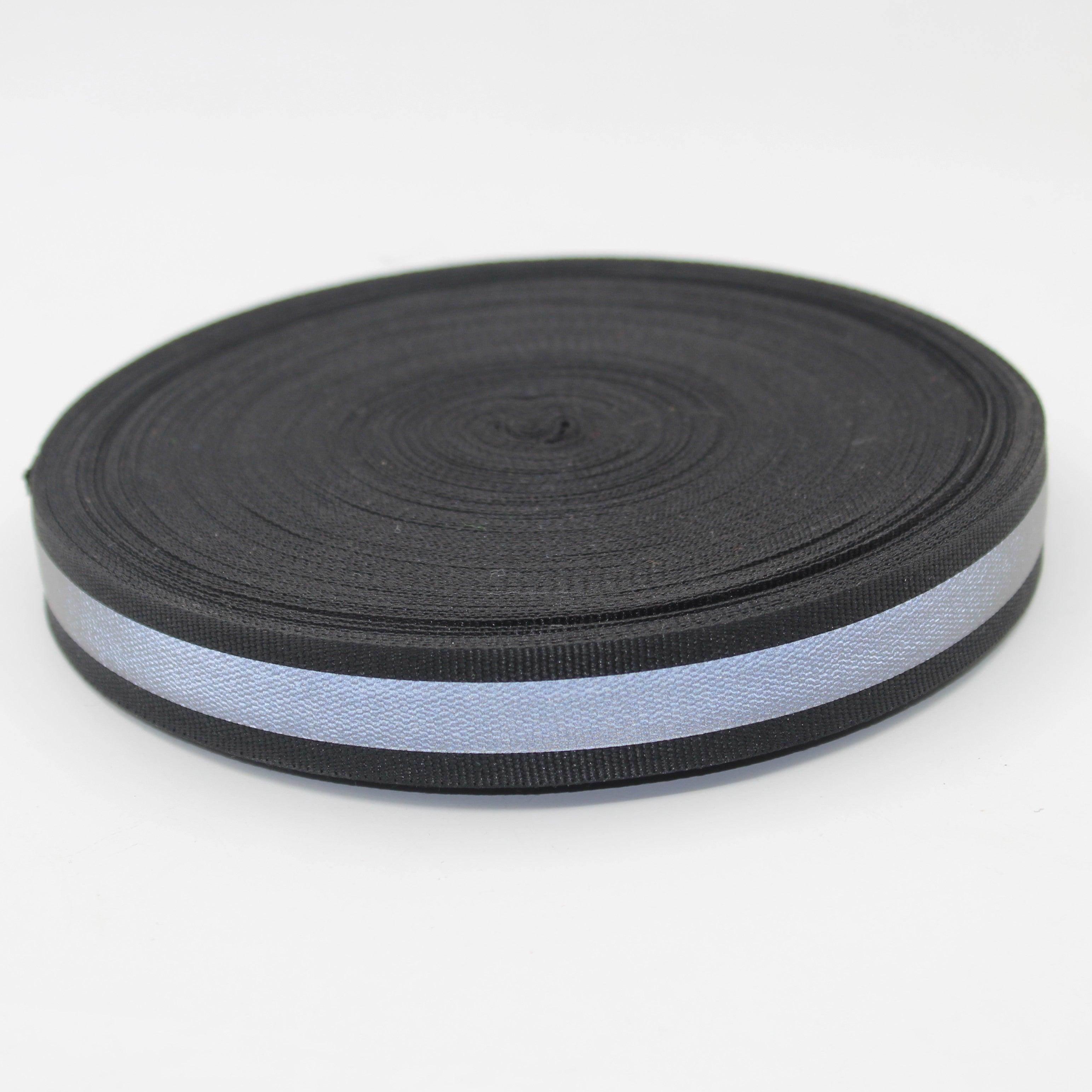 20 Meters of Gros Grain tape with Self Reflective Coating - 10 15 20 25 30mm #RUB1920 - ACCESSOIRES LEDUC BV