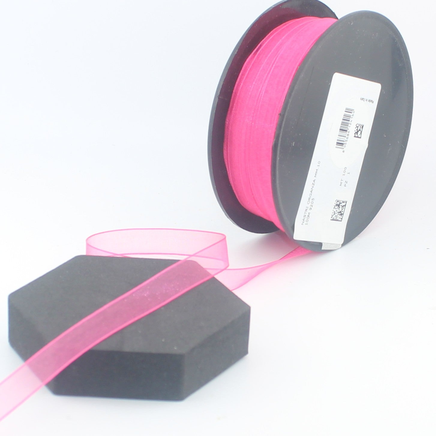10 meters Organza Ribbon Made in Italy available in different sizes and colours 100% Polyamide