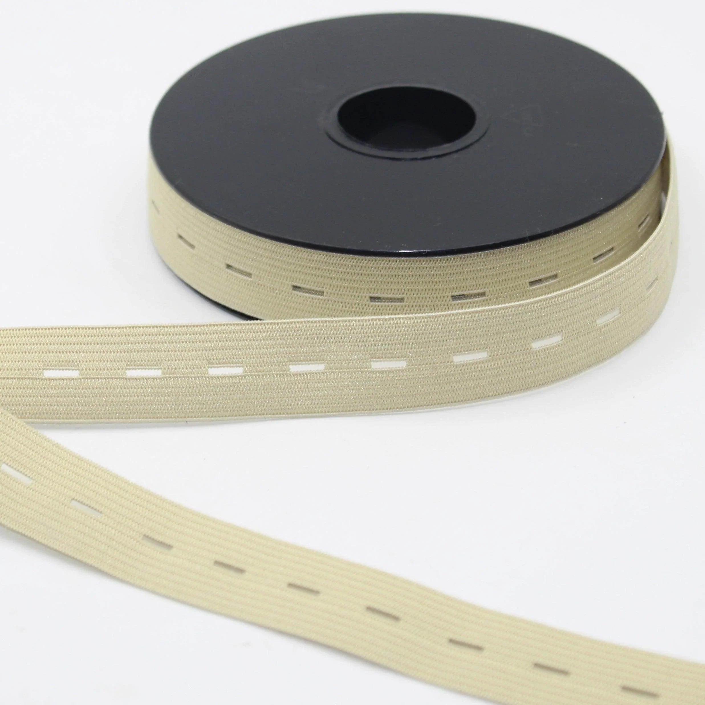 10 meters Coloured Buttonhole Elastic 20mm #ELA3611 - ACCESSOIRES LEDUC BV