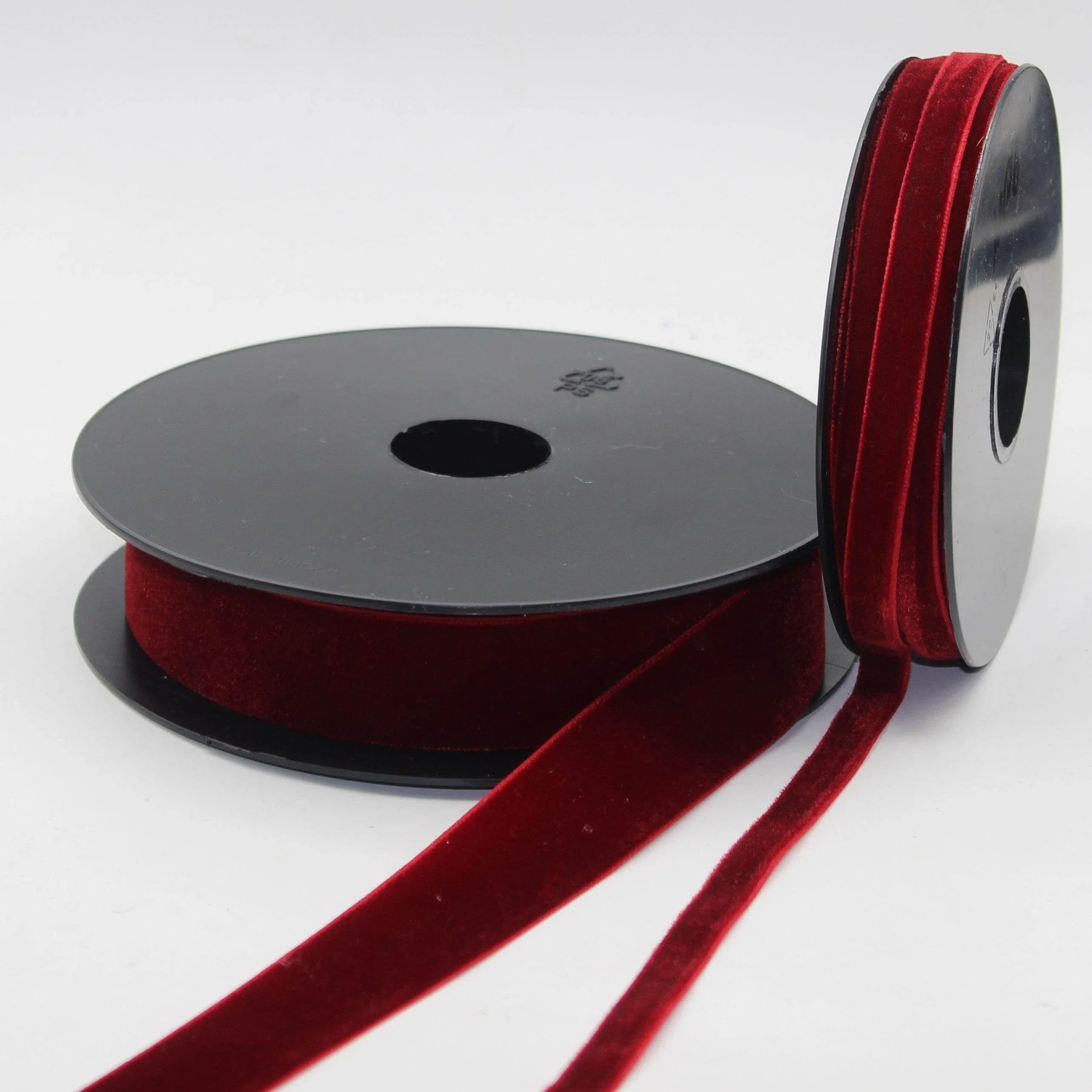 10 Meters Velvet Ribbon, size 10 or 25mm, 100% Polyester, High Quality #VEL1510 - ACCESSOIRES LEDUC BV