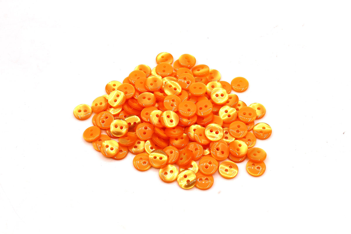 50 pieces 11mm - 2 Holes Polyester Button for Blouses (18") - (KP2 105 18") - ACCESSOIRES LEDUC BV