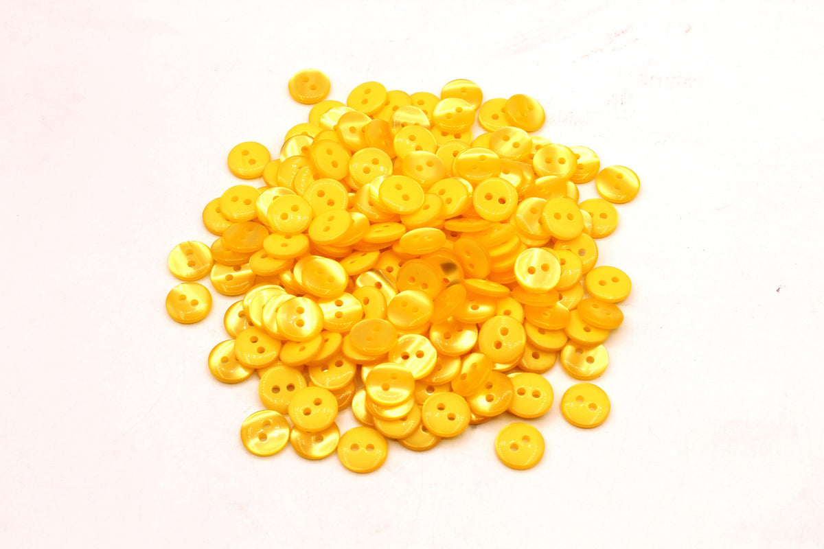 50 pieces 11mm - 2 Holes Polyester Button for Blouses (18") - (KP2 105 18") - ACCESSOIRES LEDUC BV