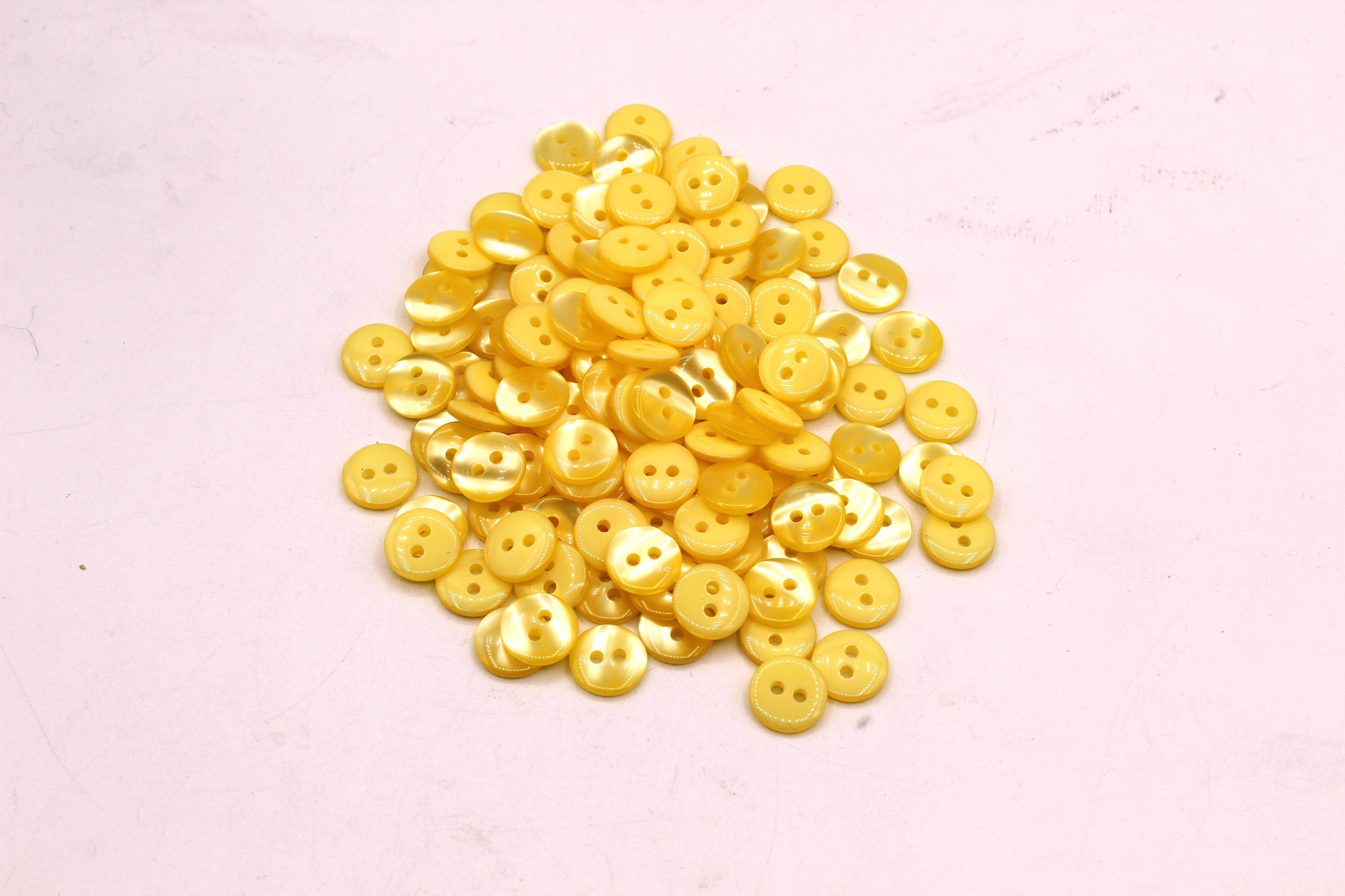 50 pieces 11mm - 2 Holes Polyester Button for Blouses (18") - (KP2 105 18") - ACCESSOIRES LEDUC BV