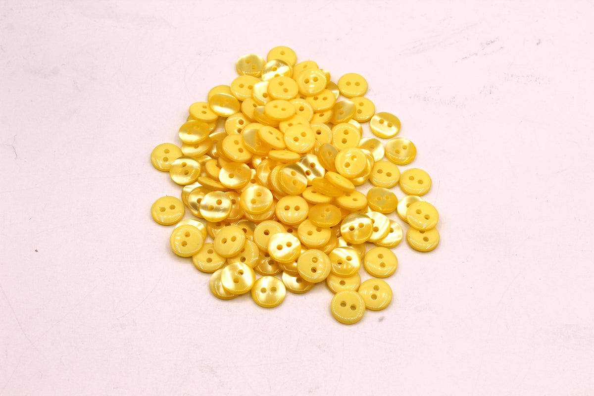 50 pieces 11mm - 2 Holes Polyester Button for Blouses (18") - (KP2 105 18") - ACCESSOIRES LEDUC BV