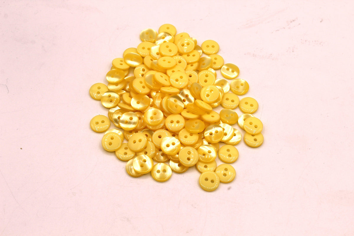 50 pieces 11mm - 2 Holes Polyester Button for Blouses (18") - (KP2 105 18") - ACCESSOIRES LEDUC BV