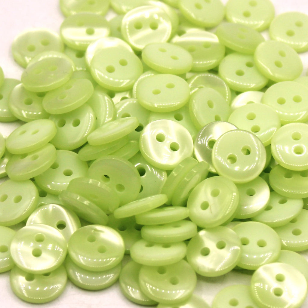 50 pieces 11mm - 2 Holes Polyester Button for Blouses (18") - (KP2 105 18")