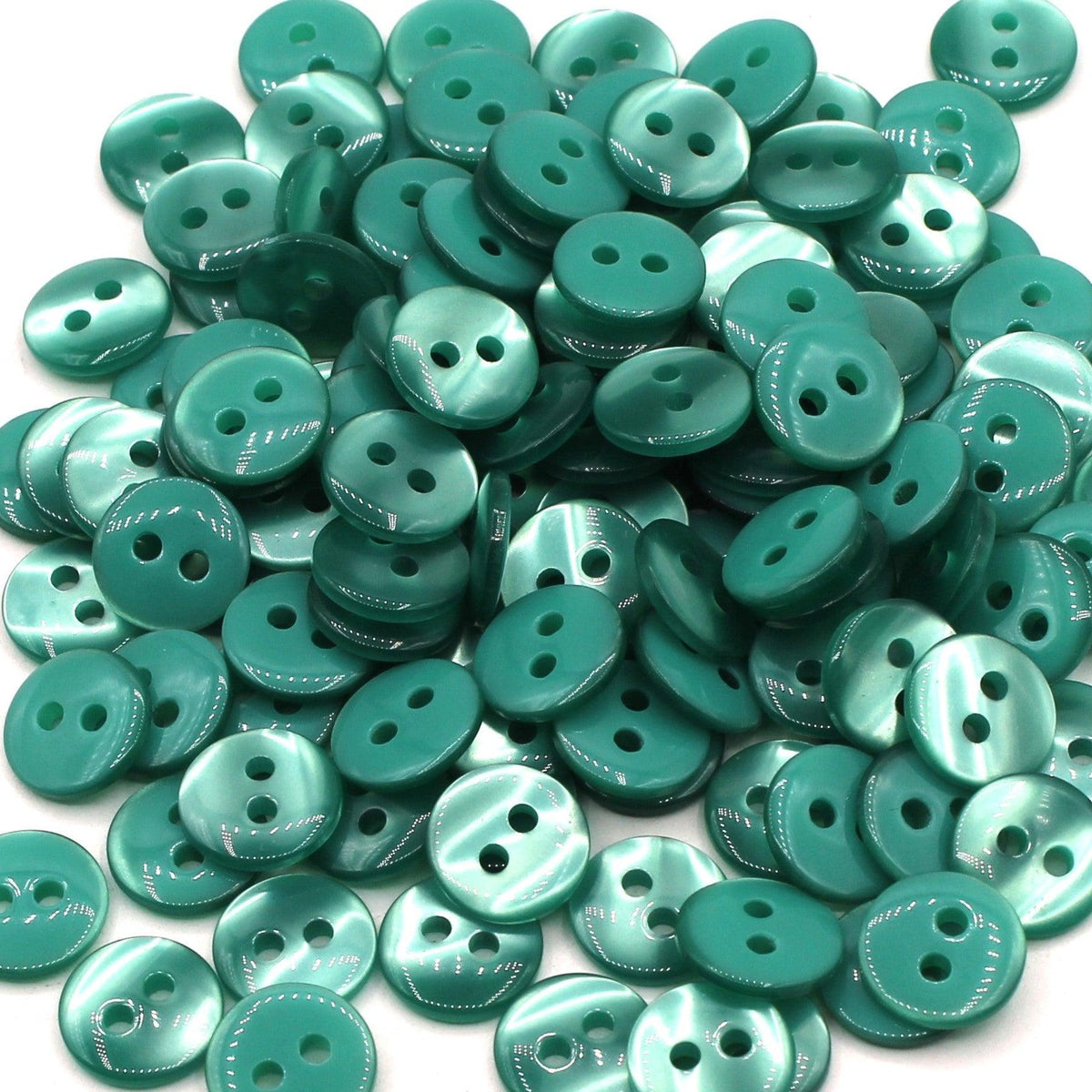 50 pieces 11mm - 2 Holes Polyester Button for Blouses (18") - (KP2 105 18")