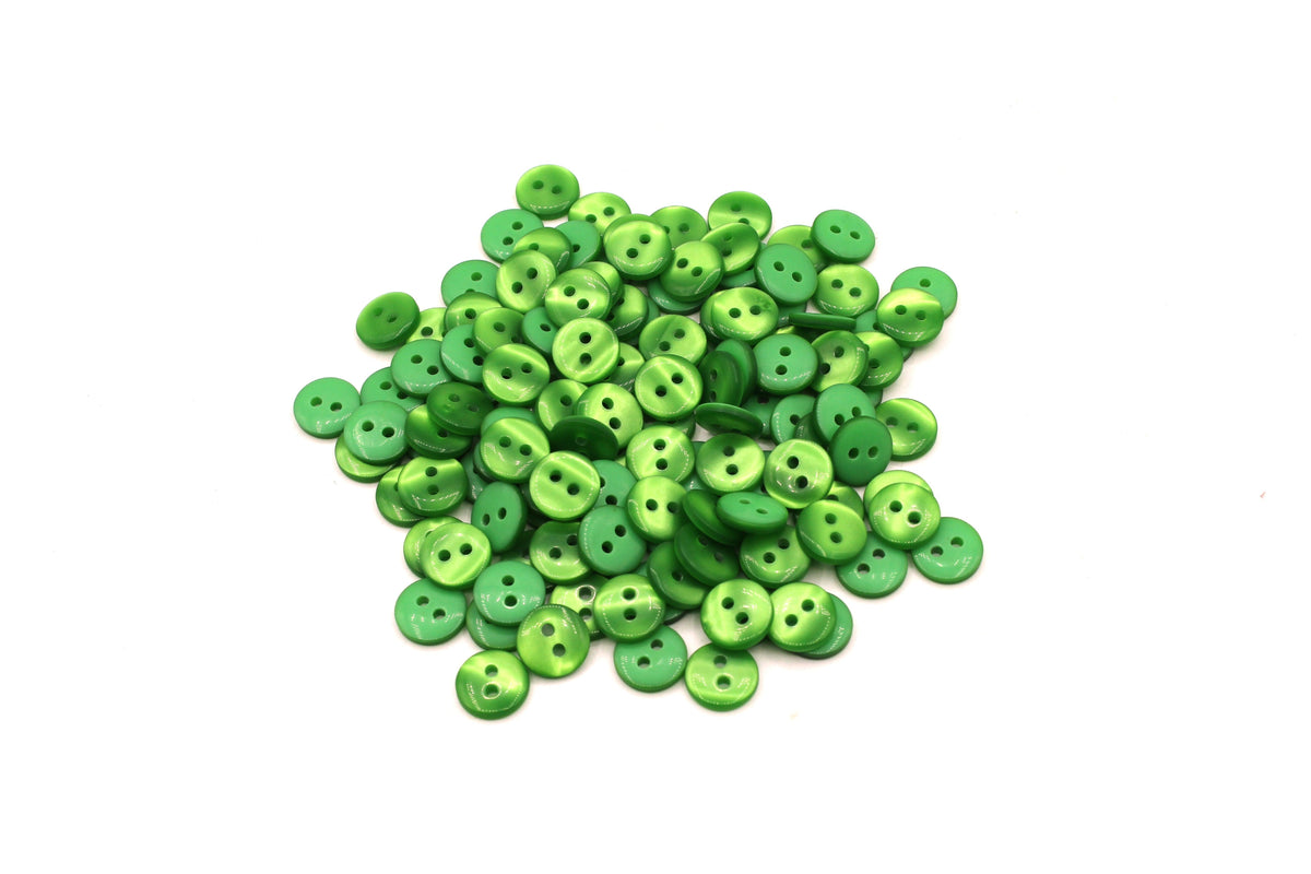 50 pieces 11mm - 2 Holes Polyester Button for Blouses (18") - (KP2 105 18") - ACCESSOIRES LEDUC BV