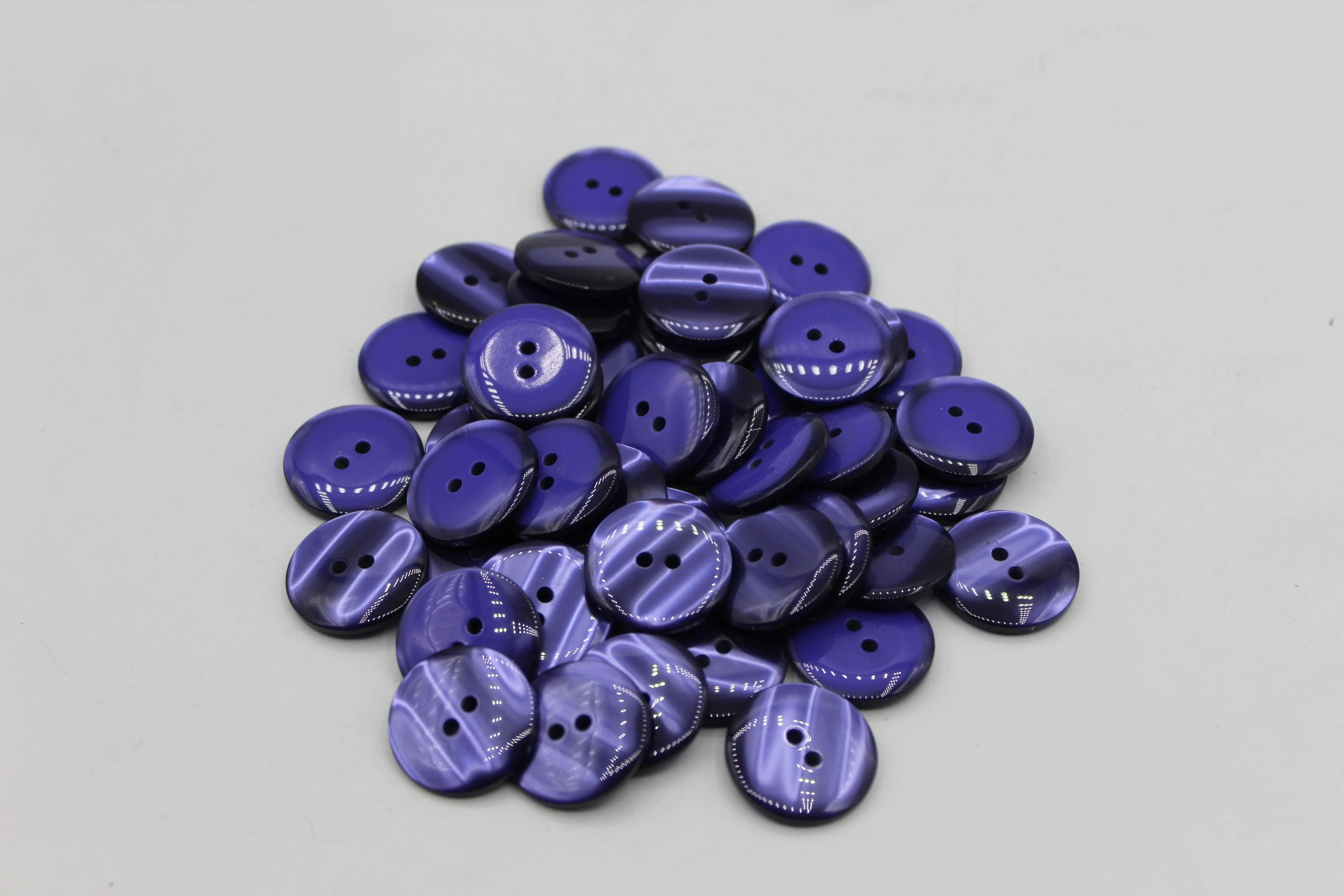 50 pieces 20mm - 2 Holes Polyester Button for Blouses (32") - (KP2 105 32") - ACCESSOIRES LEDUC BV