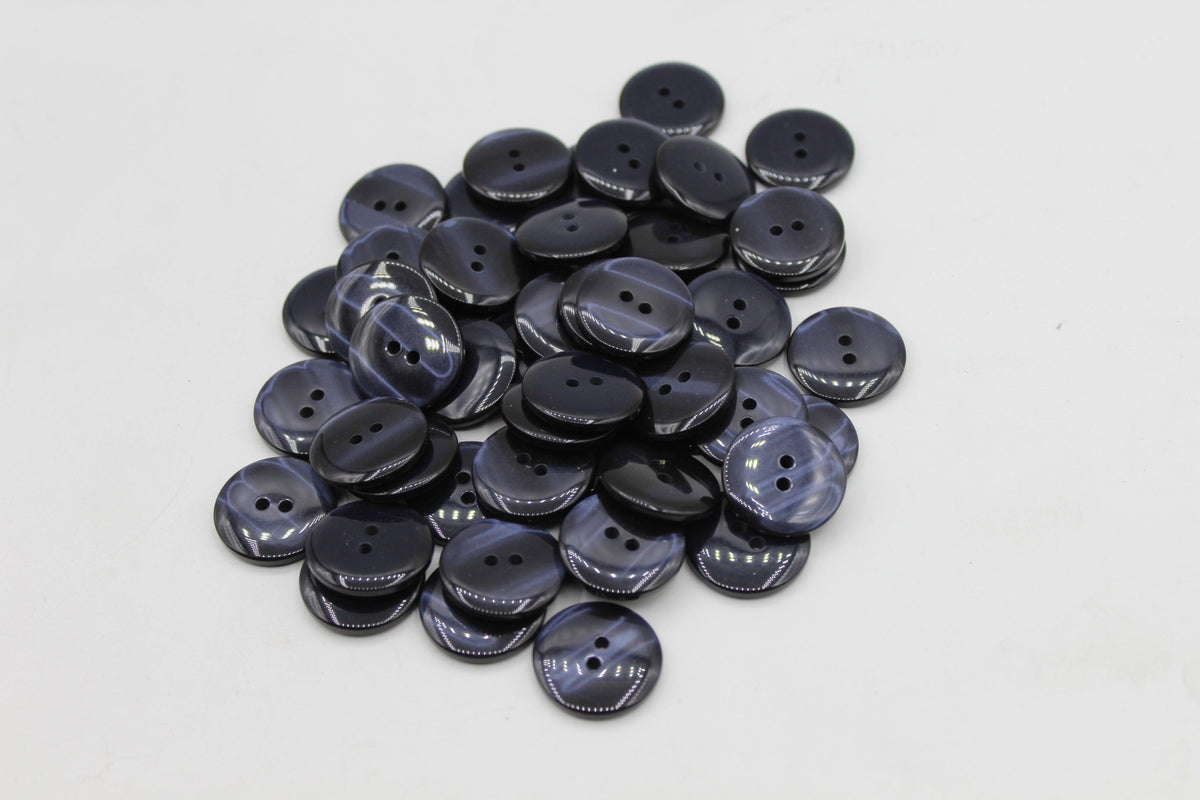 50 pieces 20mm - 2 Holes Polyester Button for Blouses (32") - (KP2 105 32") - ACCESSOIRES LEDUC BV