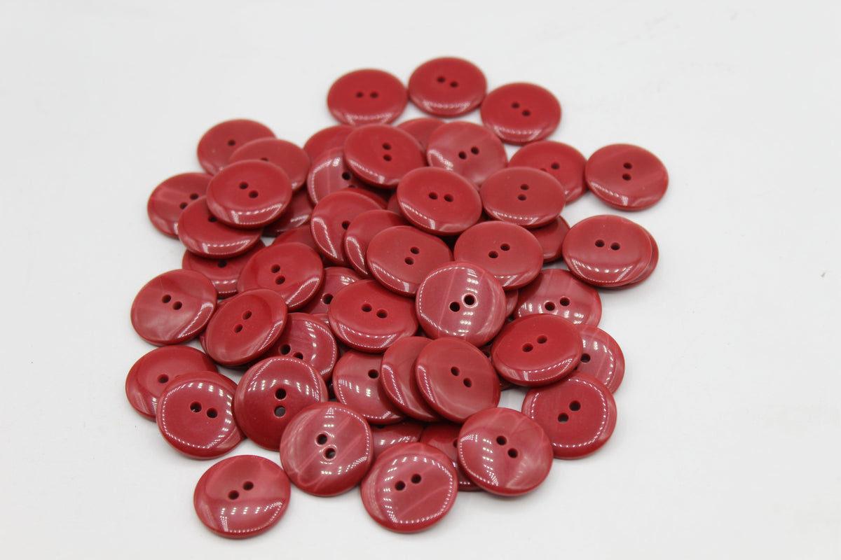 50 pieces 20mm - 2 Holes Polyester Button for Blouses (32") - (KP2 105 32")