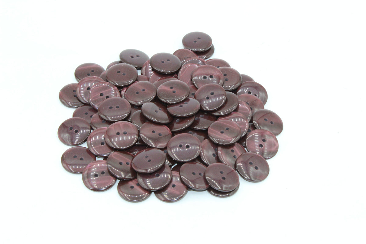 50 pieces 20mm - 2 Holes Polyester Button for Blouses (32") - (KP2 105 32")