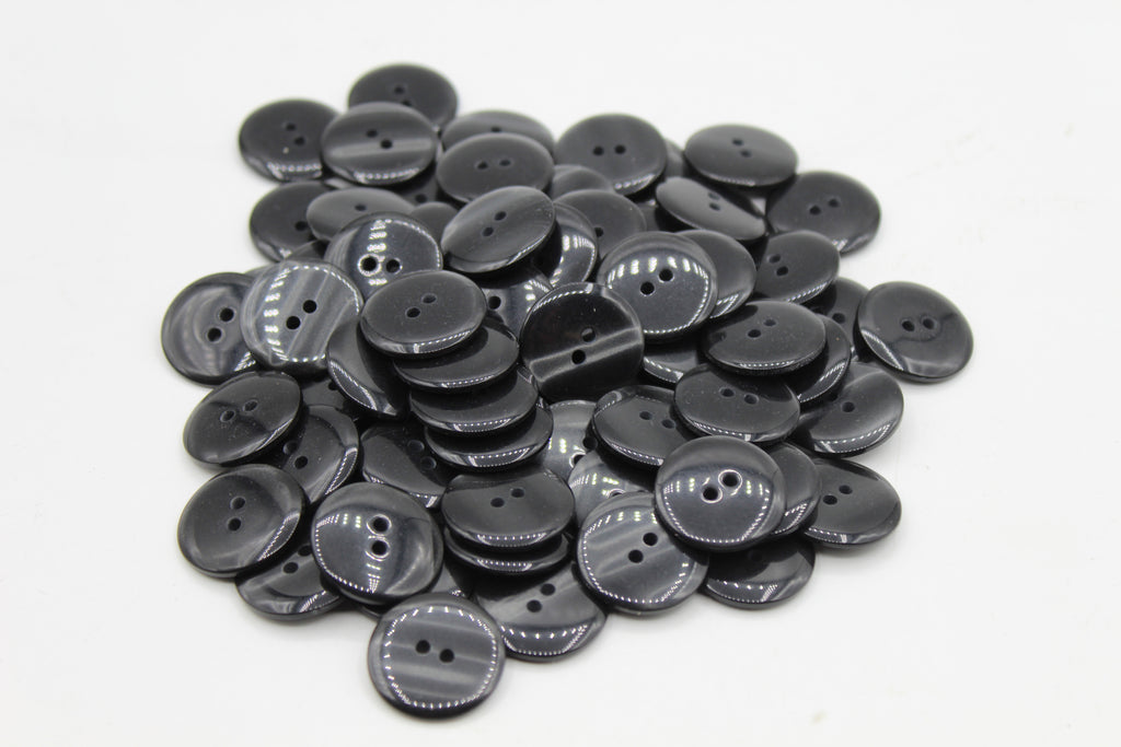 50 pezzi 20mm - Bottone in poliestere a 2 fori per camicette (32") - (KP2 105 32")