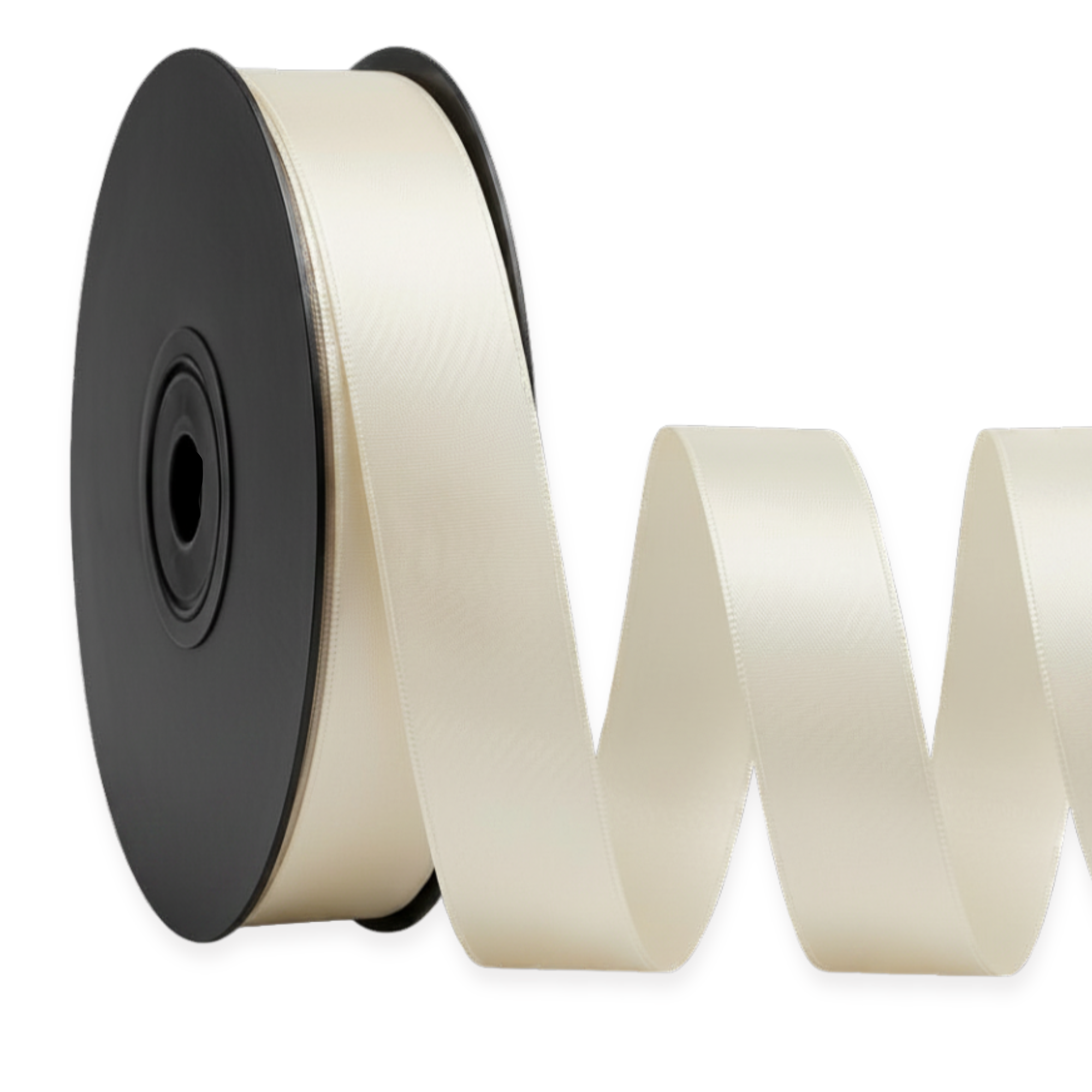 Deluxe Double-Sided Satin Ribbon Roll 25 m | Widths 3–63 mm