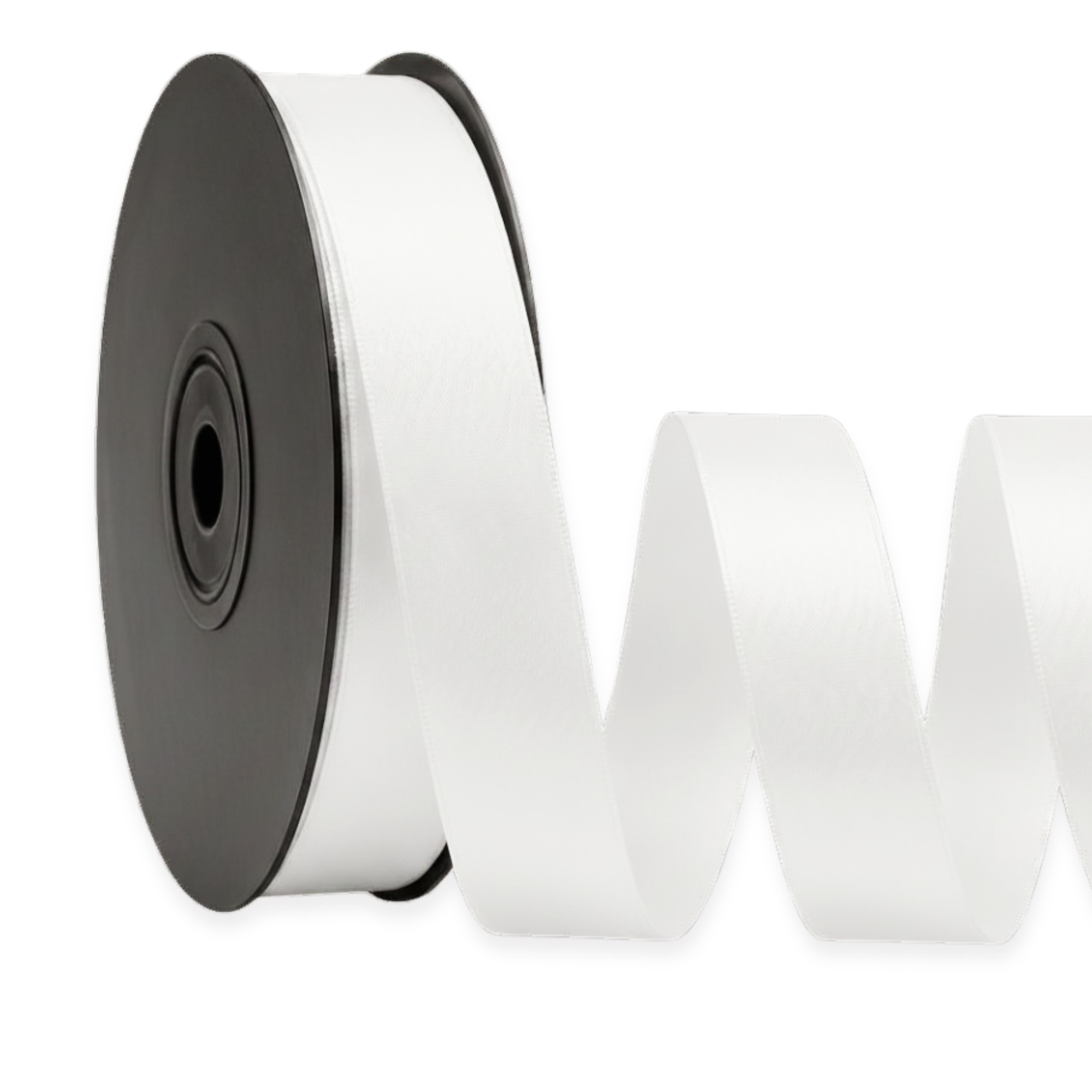 Deluxe Double-Sided Satin Ribbon Roll 25 m | Widths 3–63 mm