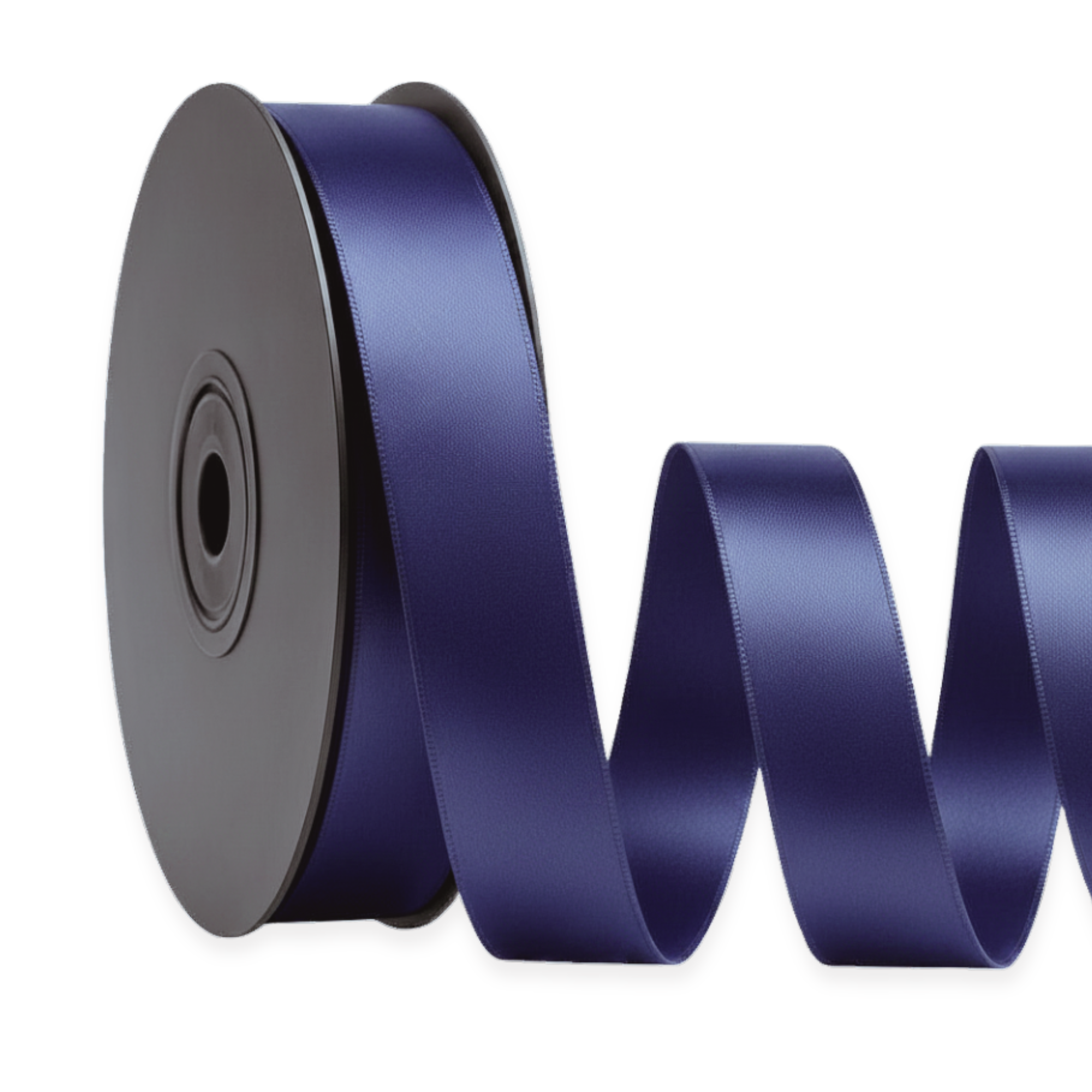 Deluxe dubbelzijdige satijnen lintrol 25 m | breedtes 3–63 mm