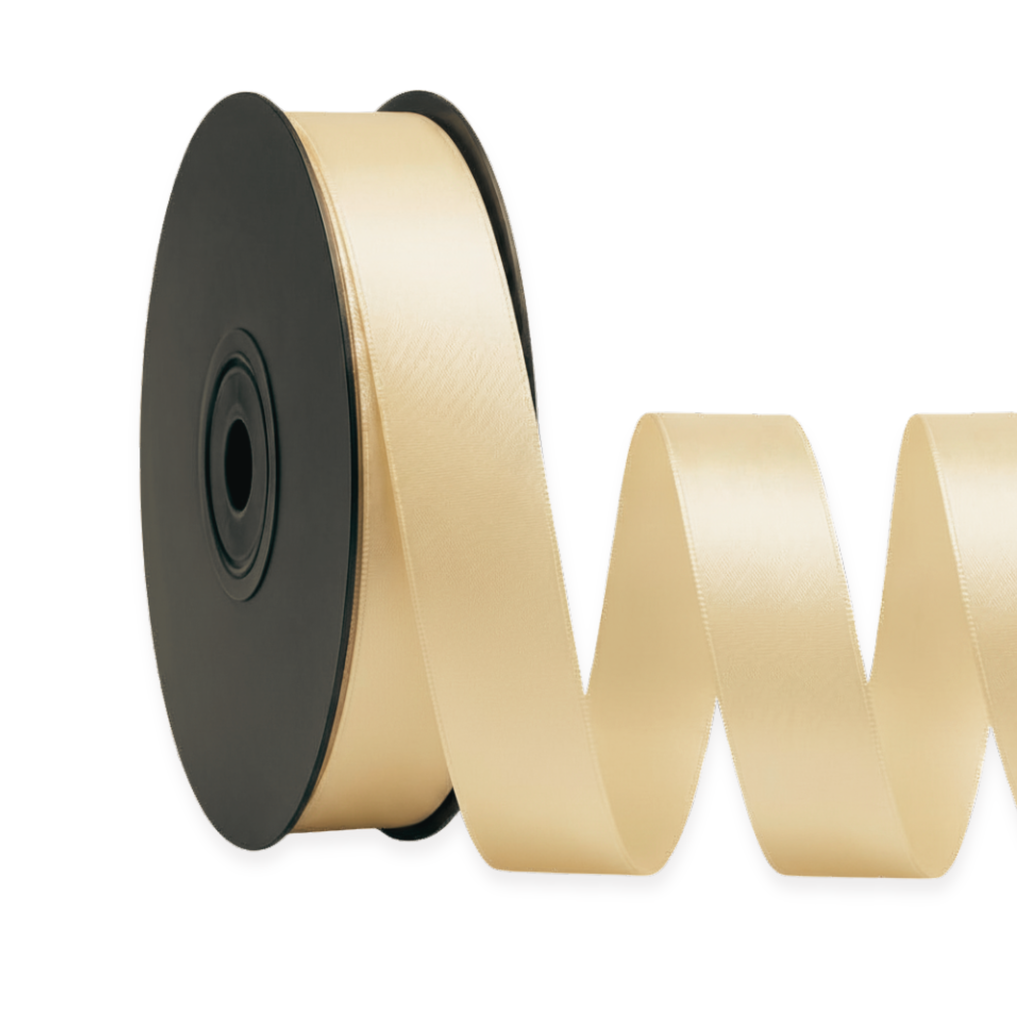 Deluxe dubbelzijdige satijnen lintrol 25 m | breedtes 3–63 mm