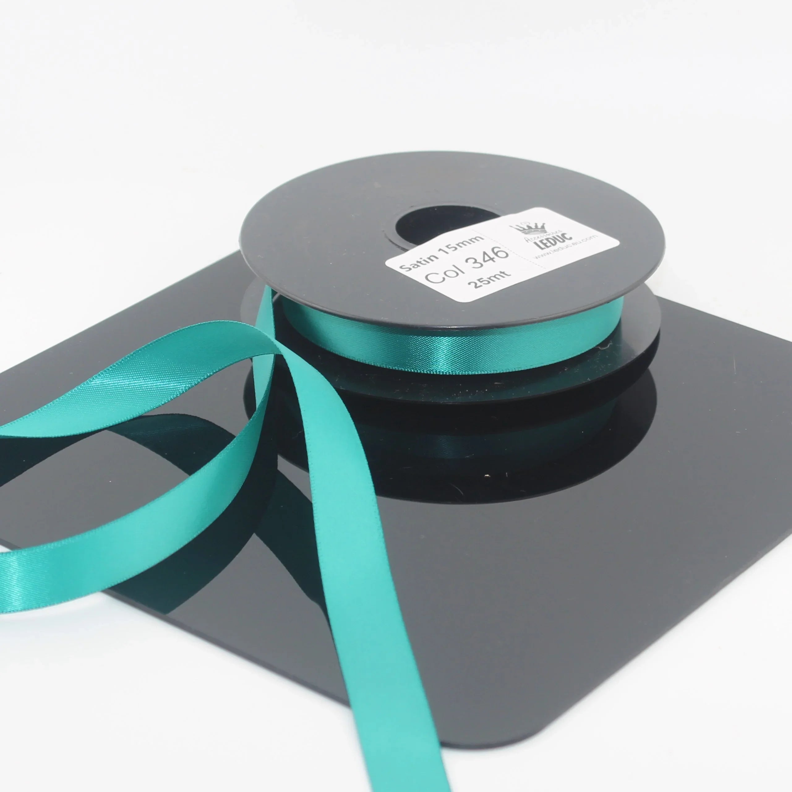 Deluxe Double Sided Satin 15mm,25mm or 38mm - 25 meters - ACCESSOIRES LEDUC BV