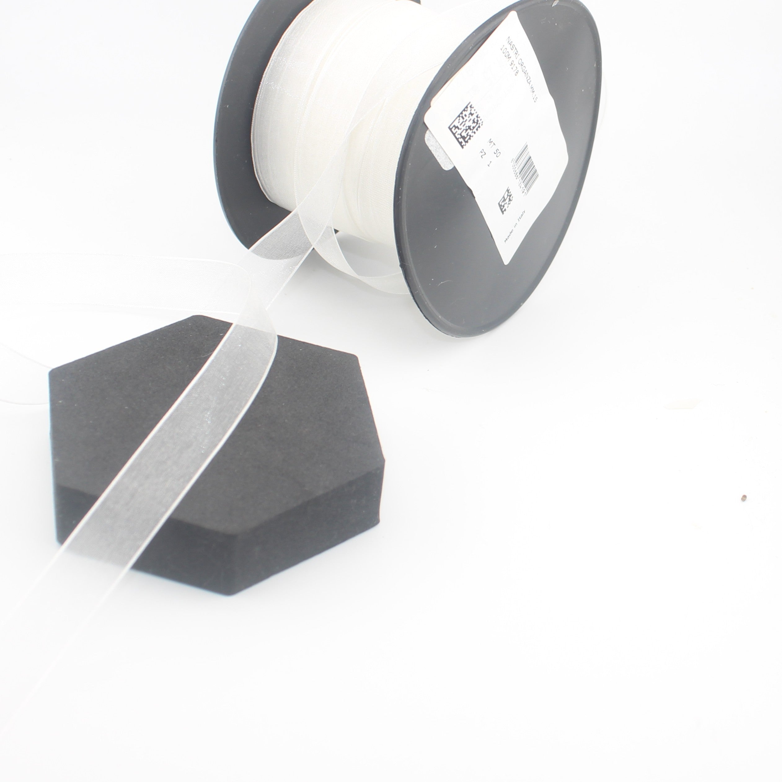 10 meters Organza Ribbon Made in Italy available in different sizes and colours 100% Polyamide