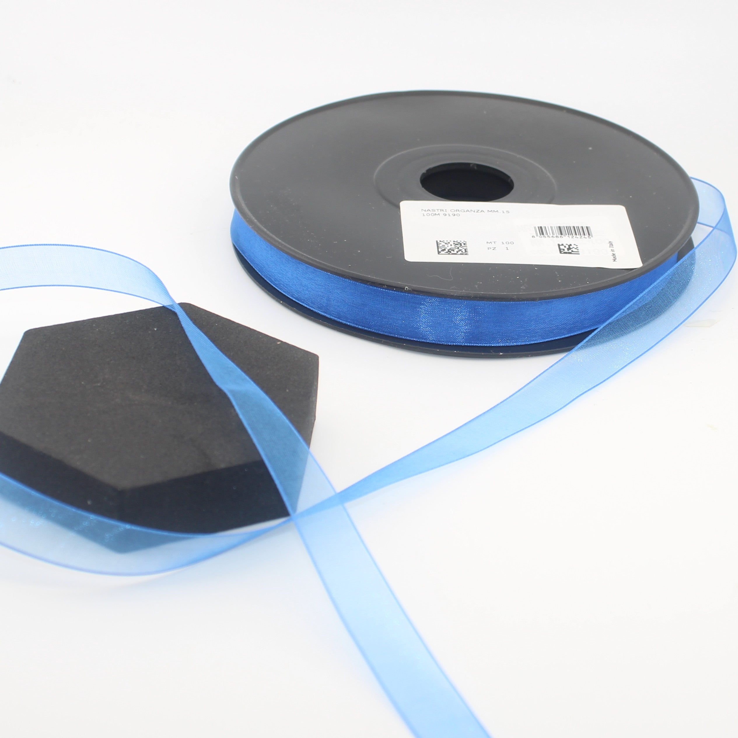 10 meters Organza Ribbon Made in Italy available in different sizes and colours 100% Polyamide