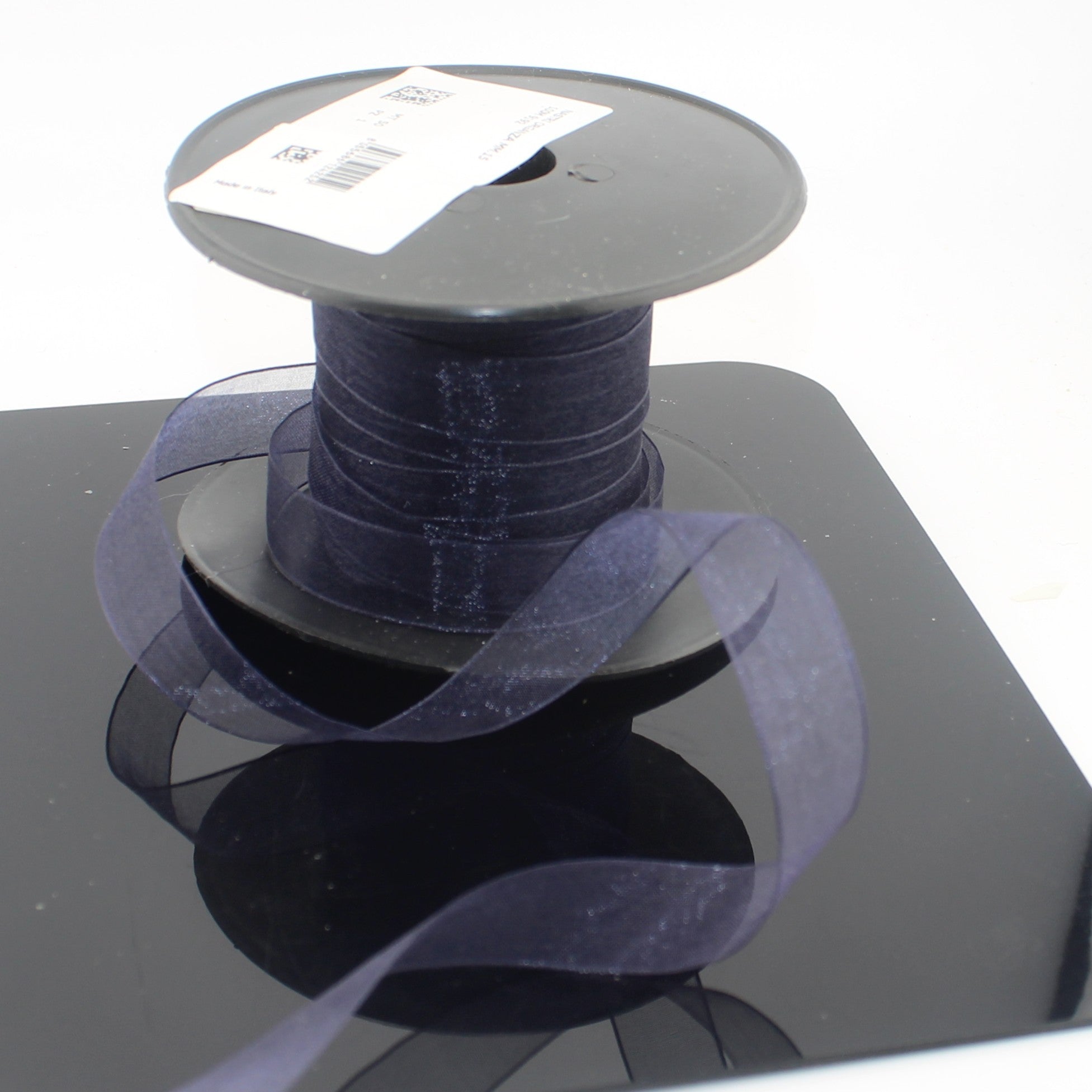 10 meters Organza Ribbon Made in Italy available in different sizes and colours 100% Polyamide