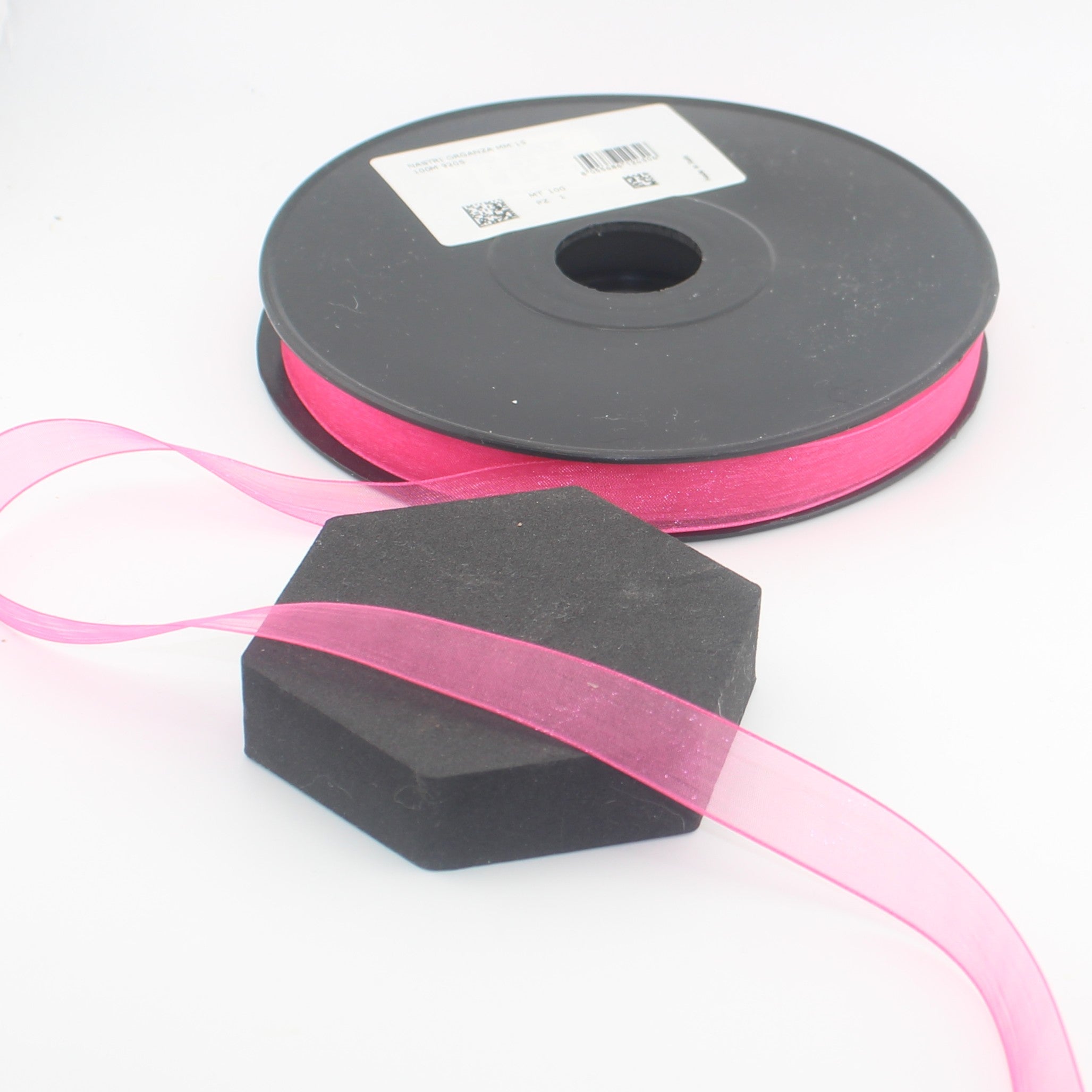 10 meters Organza Ribbon Made in Italy available in different sizes and colours 100% Polyamide